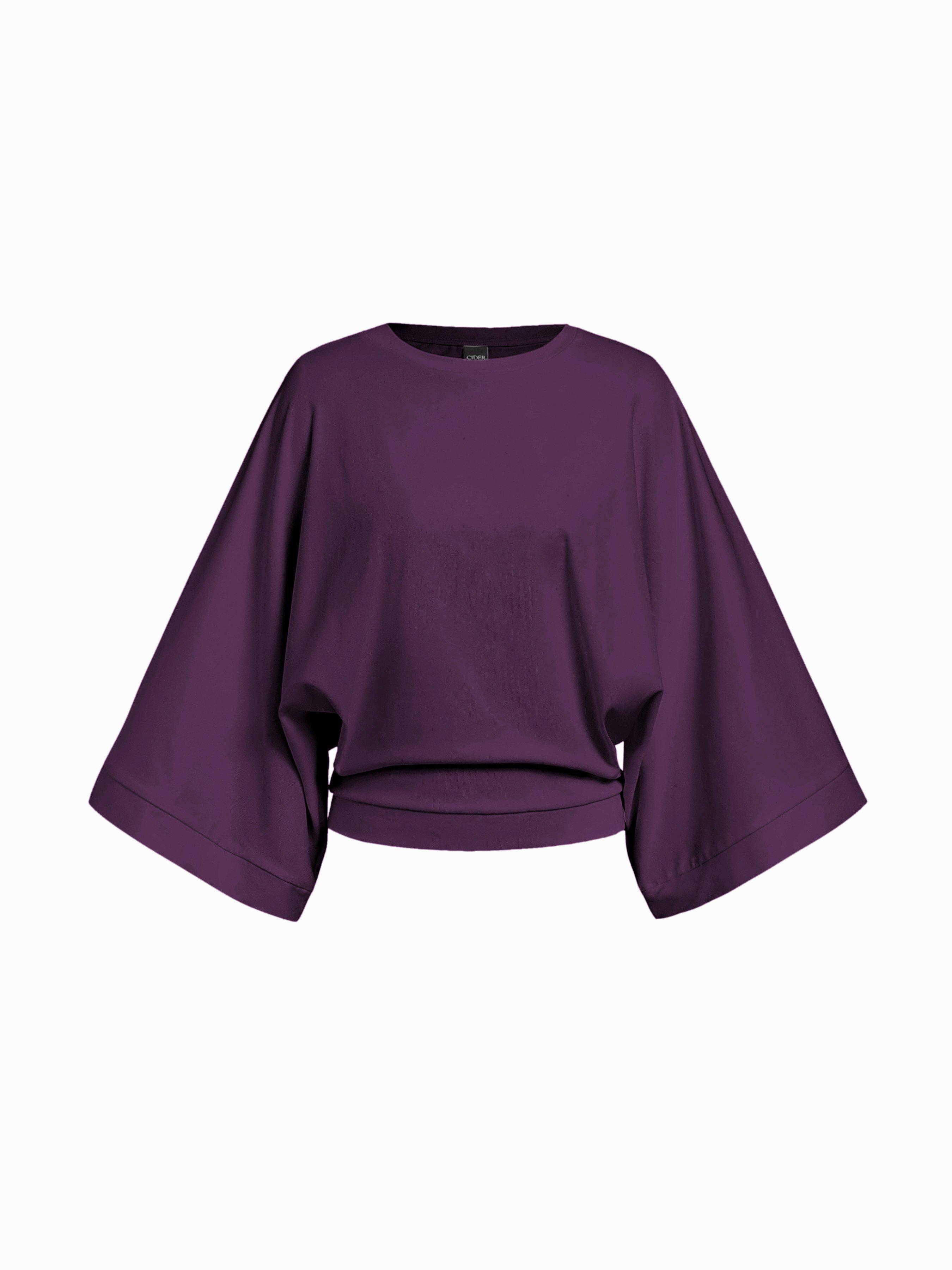 Oversized Top aus Baumwollmix mit Fledermausärmeln by CIDER