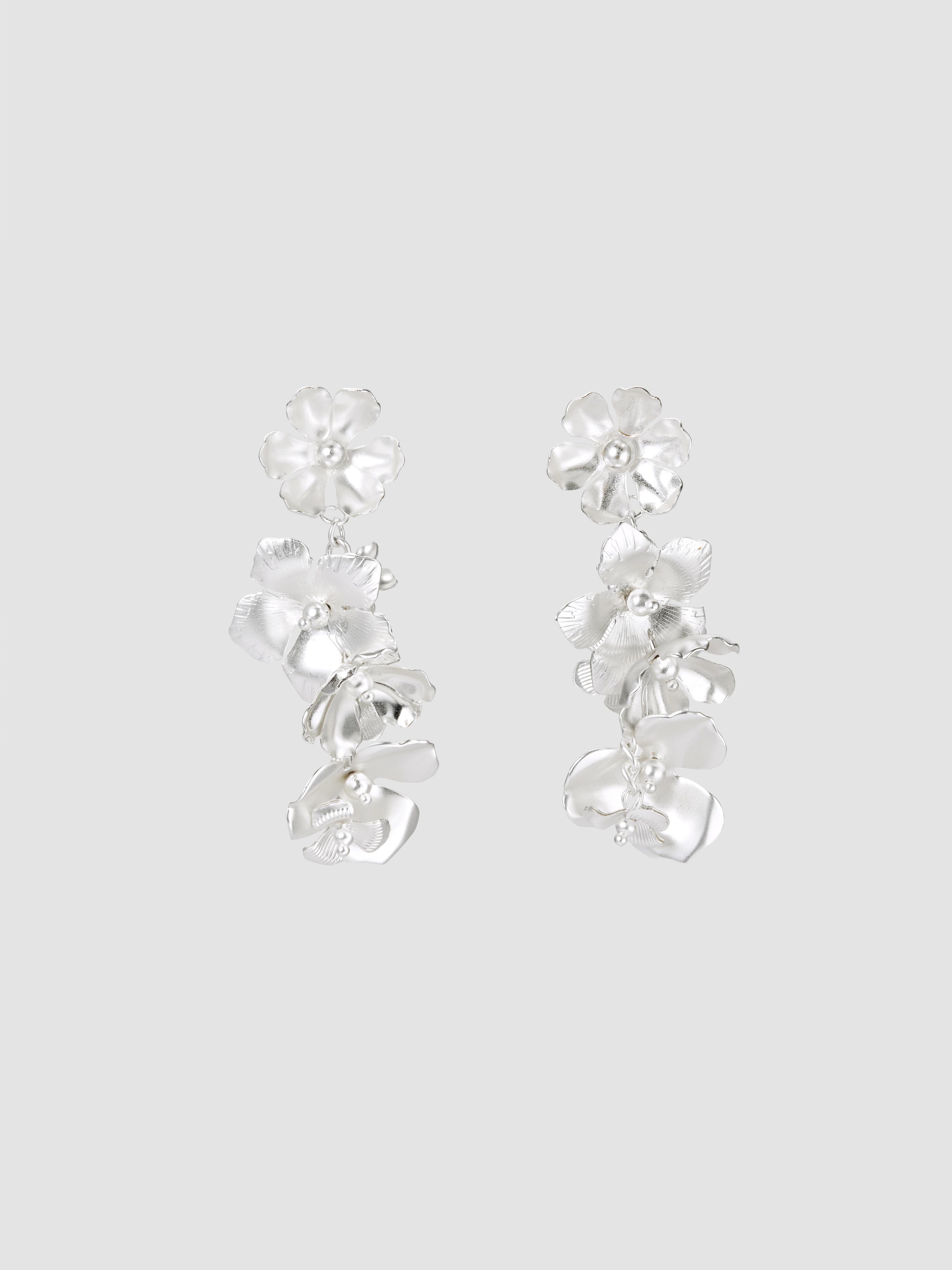 PETAL TASSEL  DROP EARRING by CIDER