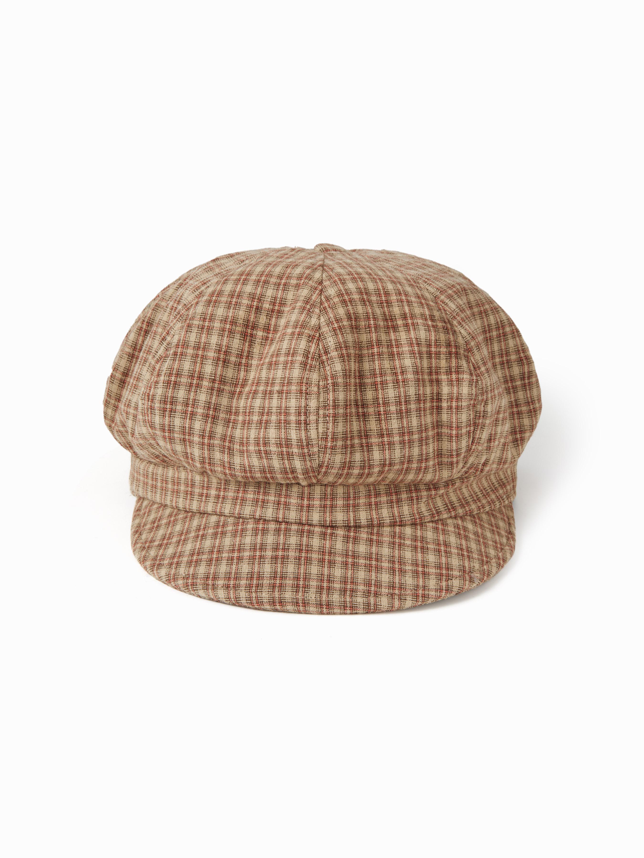 PLAID BERET HAT by CIDER