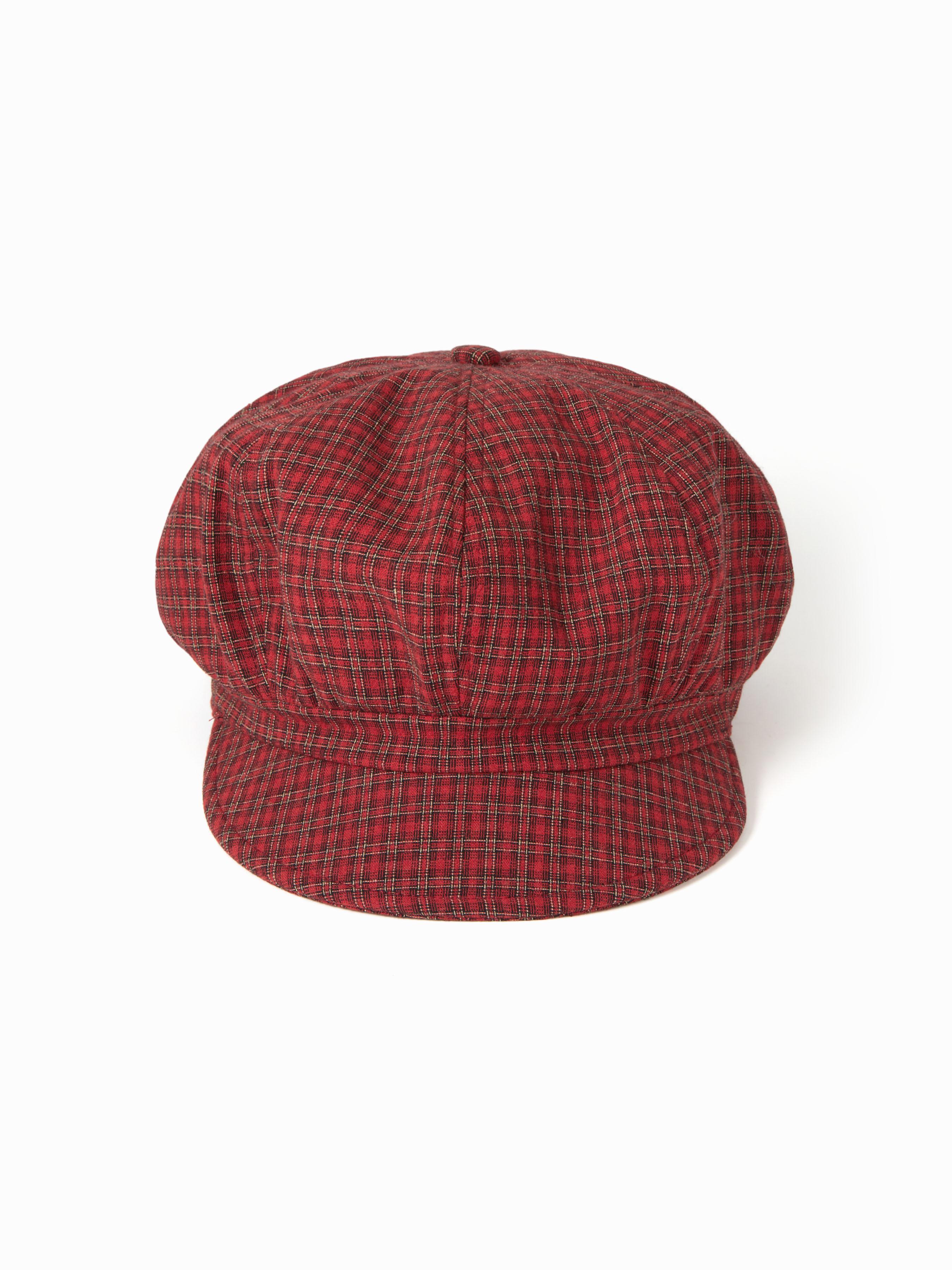 PLAID BERET HAT by CIDER