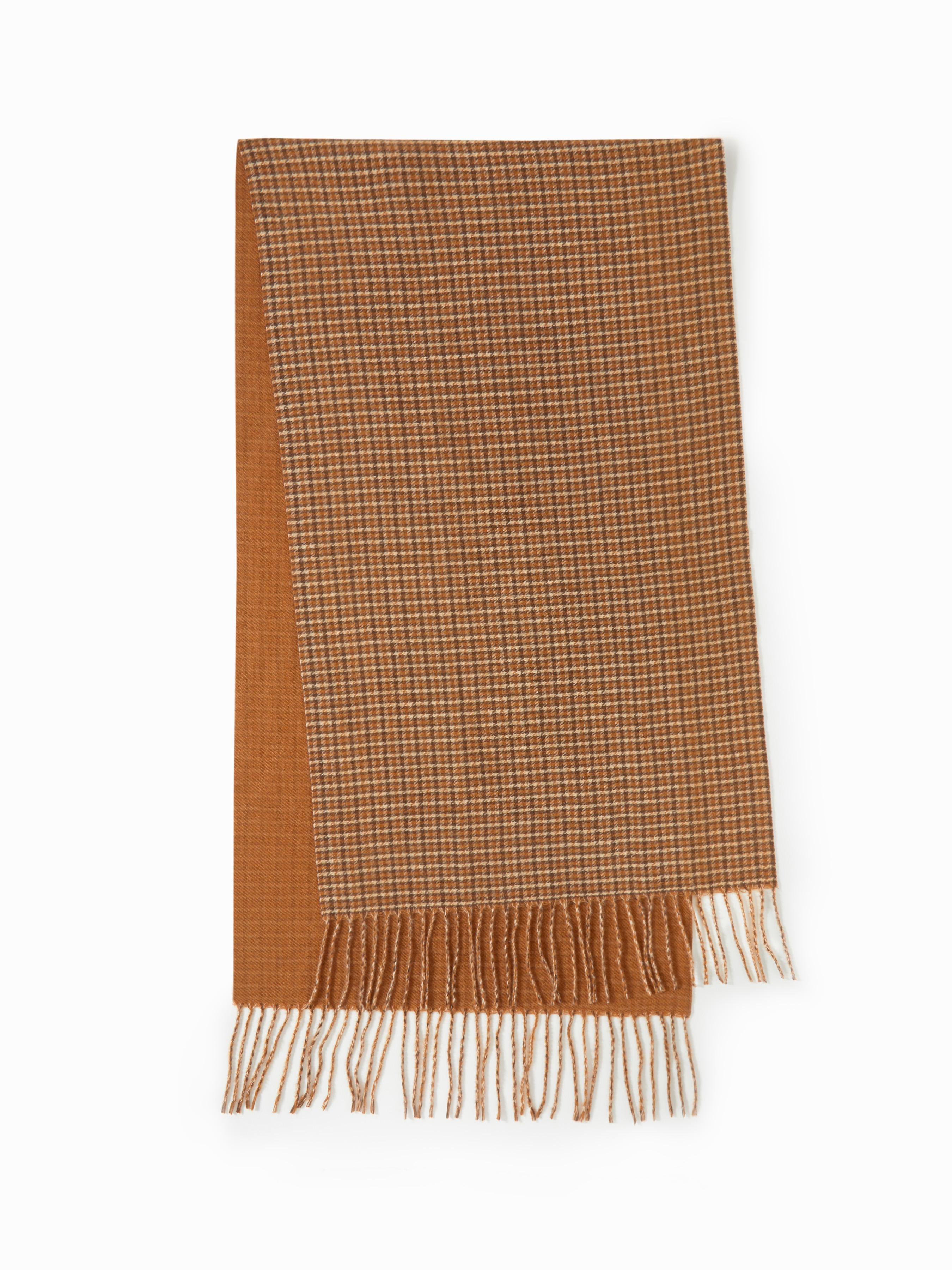 PLAID FRINGED SCARF by CIDER