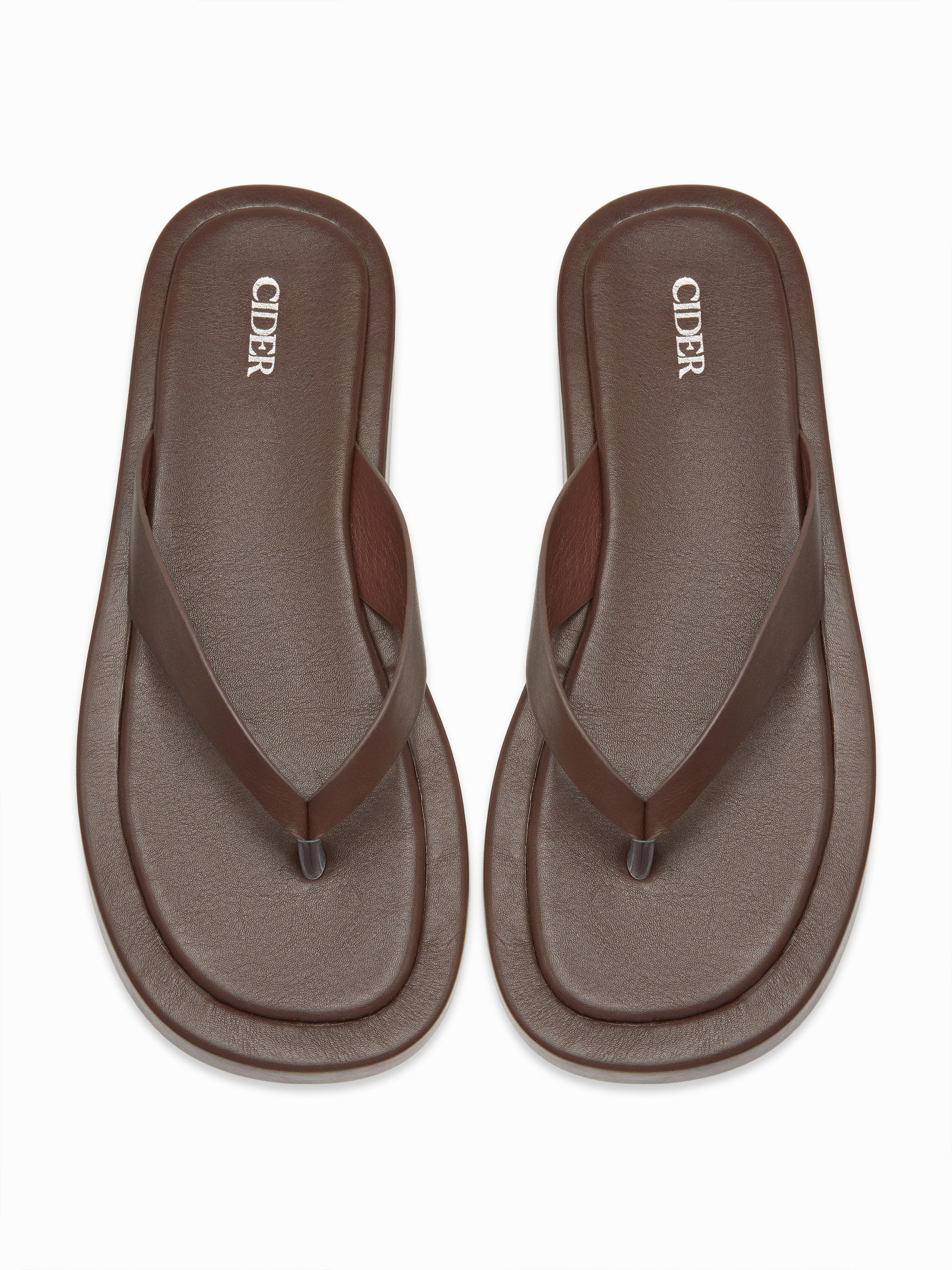 PLATFORM FLIP-FLOP SLIPPERS by CIDER