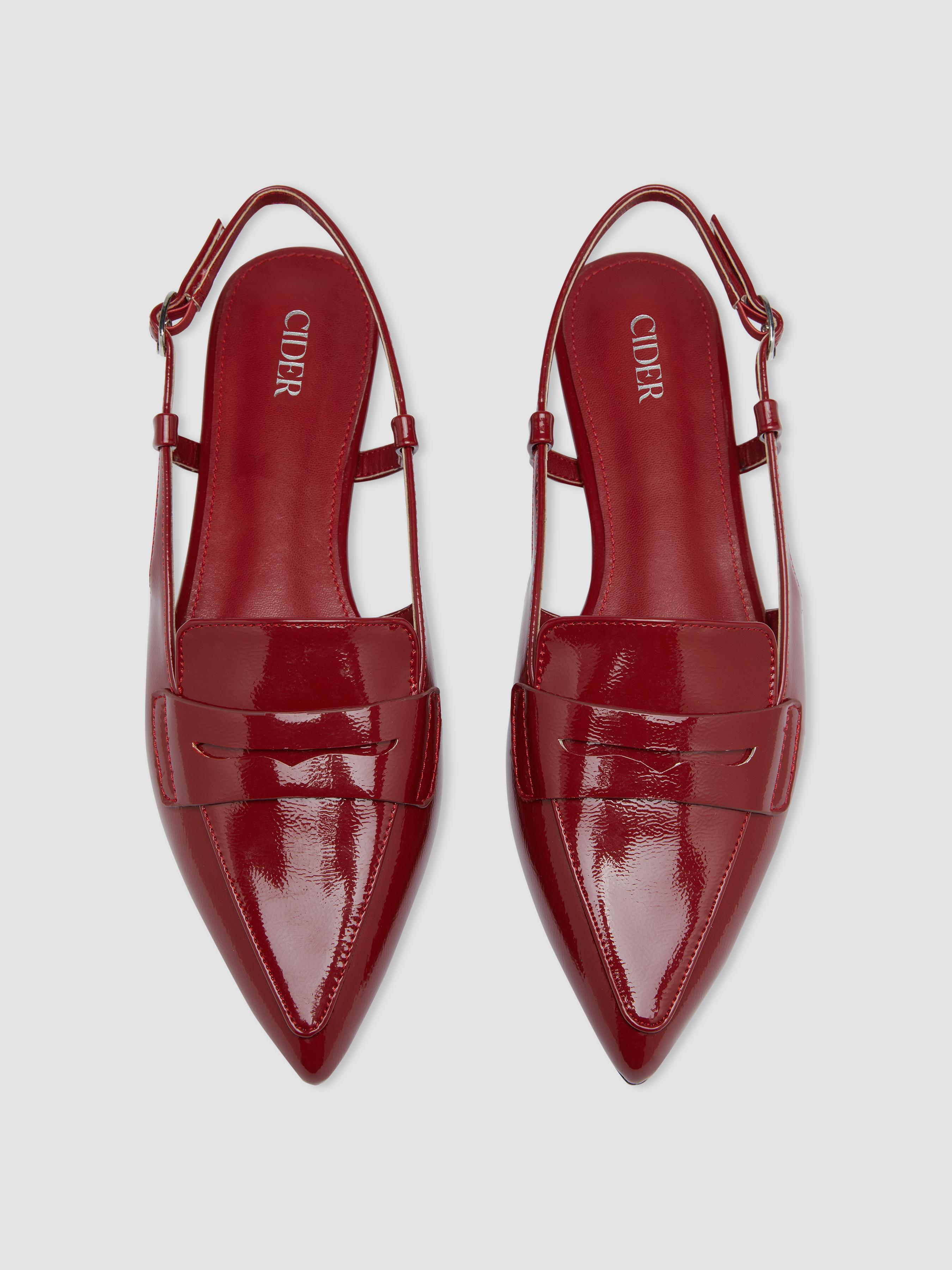 POINTED SLINGBACK FLATS by CIDER