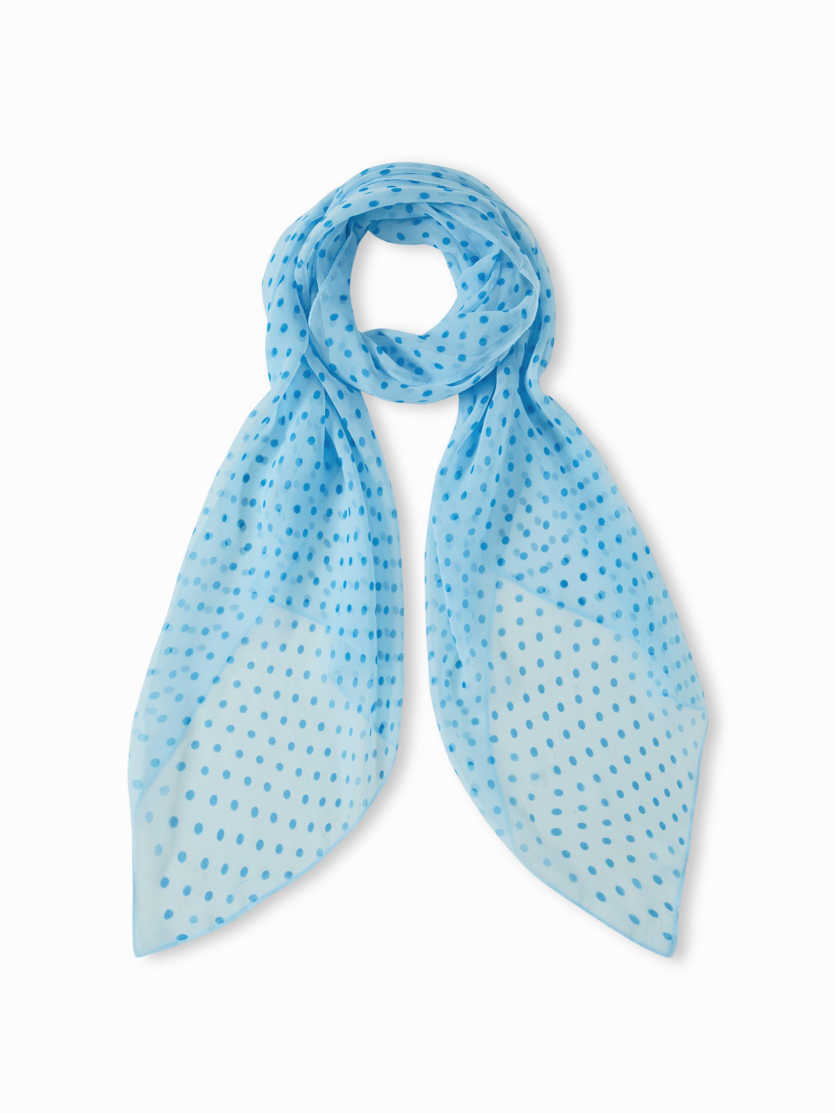 POLKA DOT FAUX SILK SCARF by CIDER