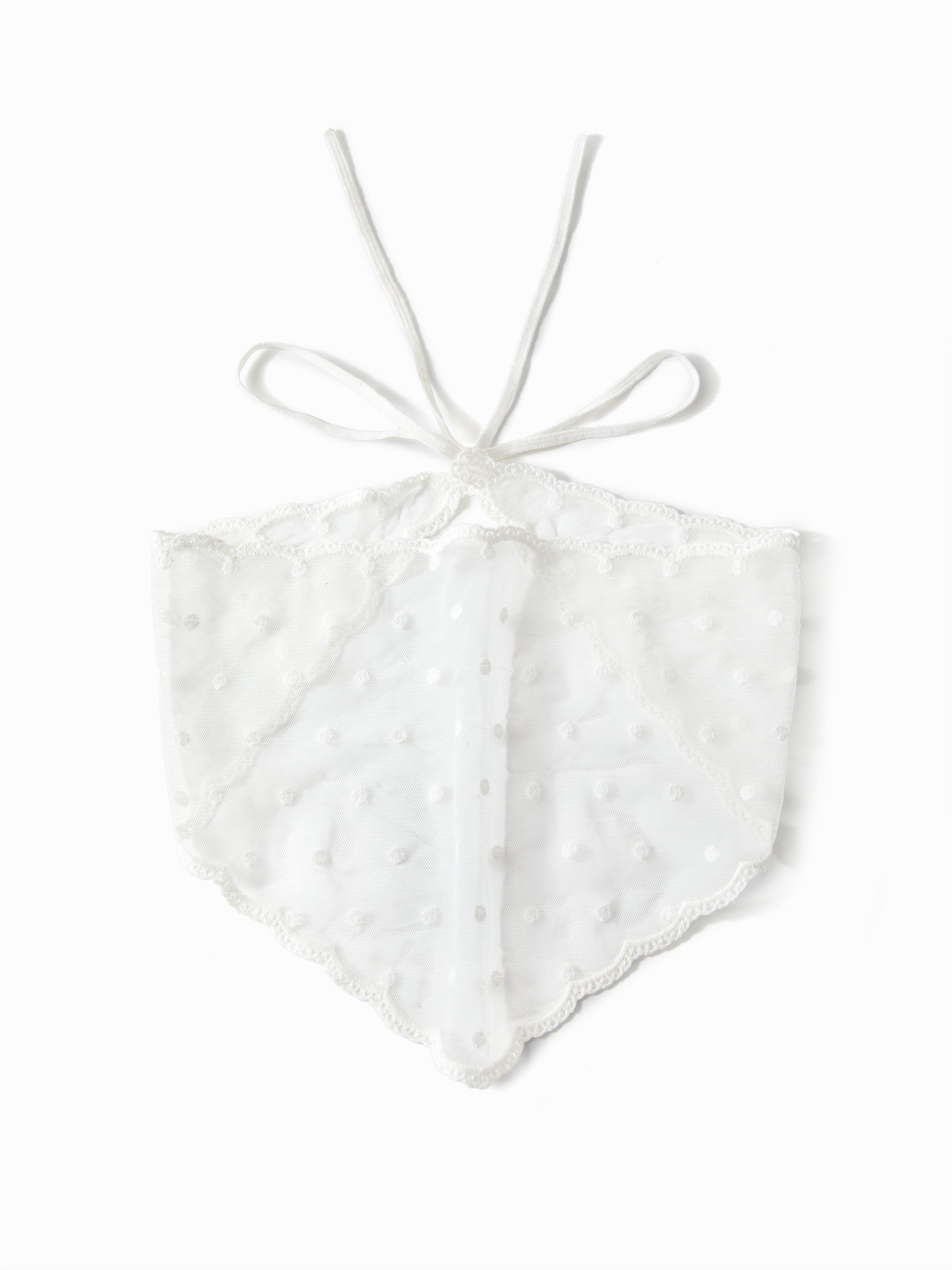 POLKA DOT LACE HEADSCARF by CIDER