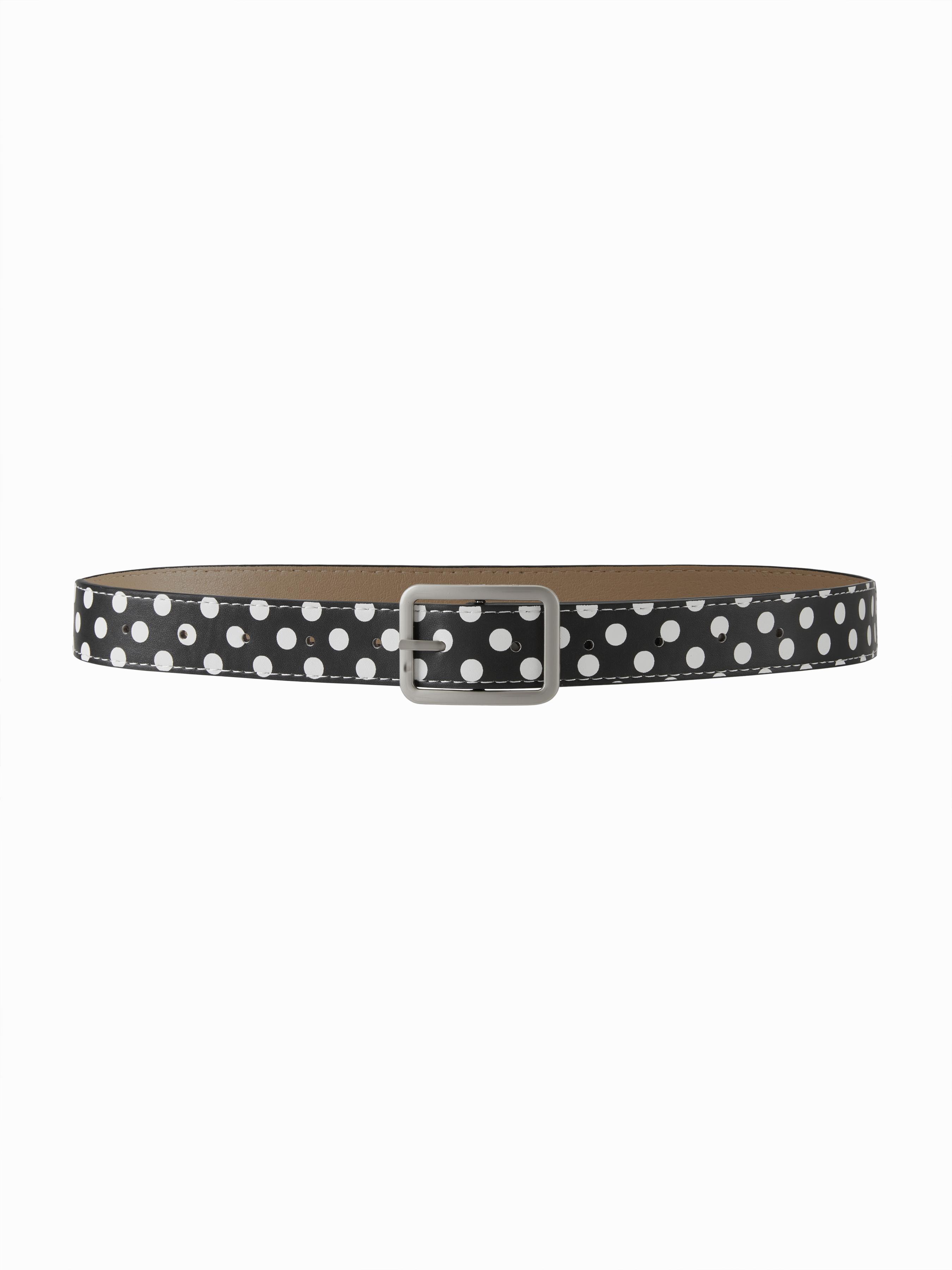 POLKA DOT SQUARE BUCKLE BELT by CIDER