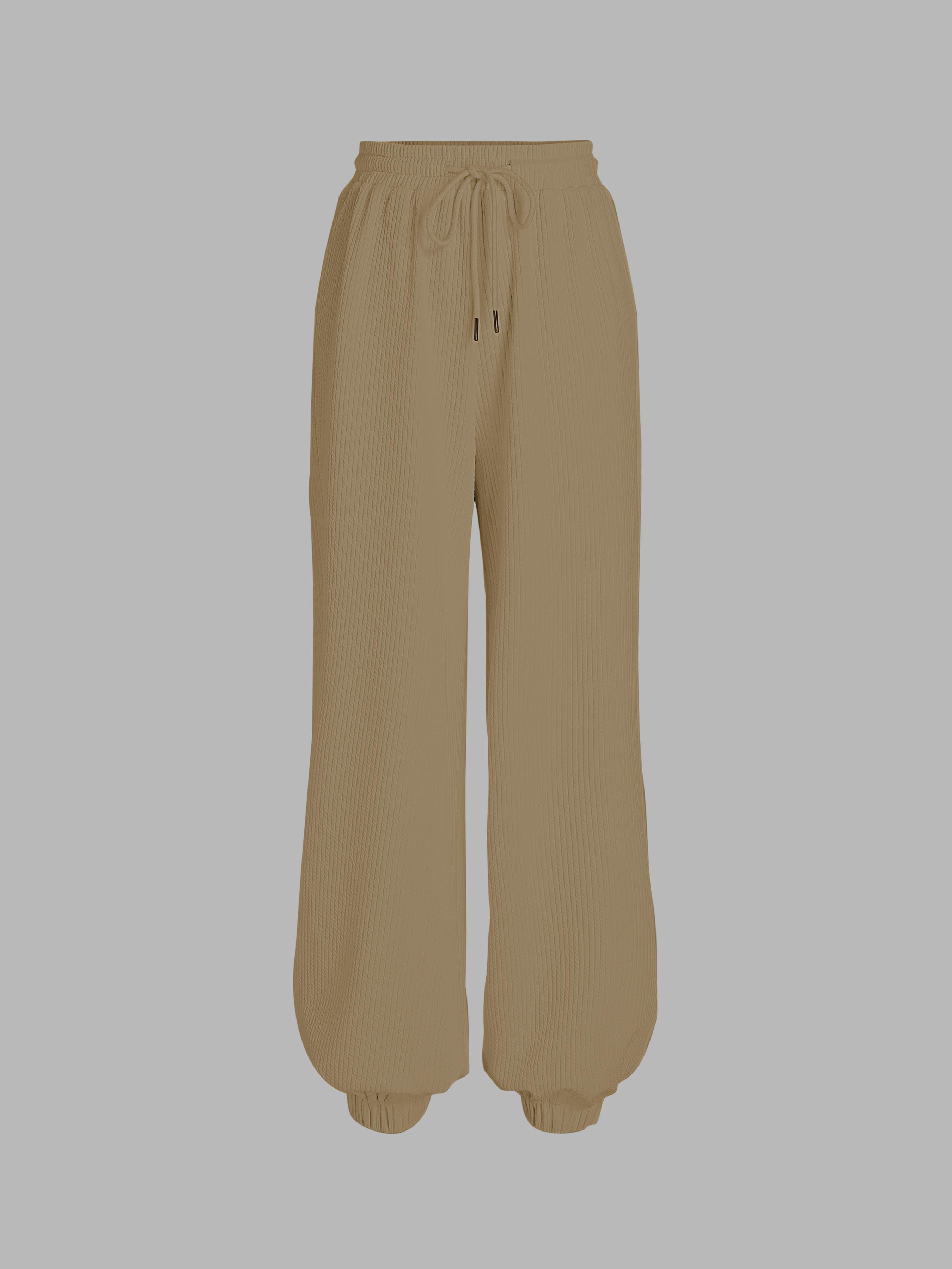 Pull-On Drawstring Joggers by CIDER