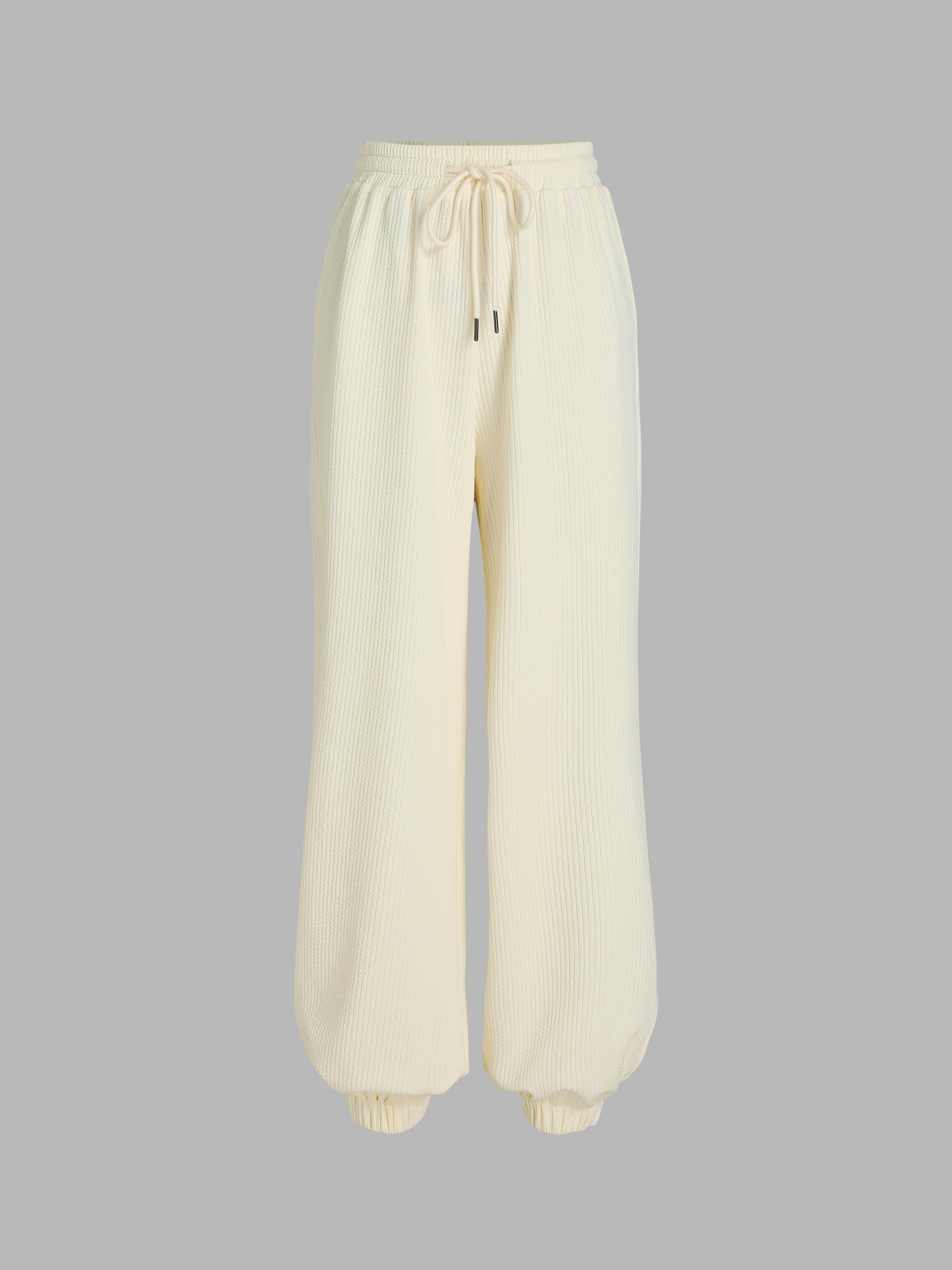 Pull-On Drawstring Joggers by CIDER