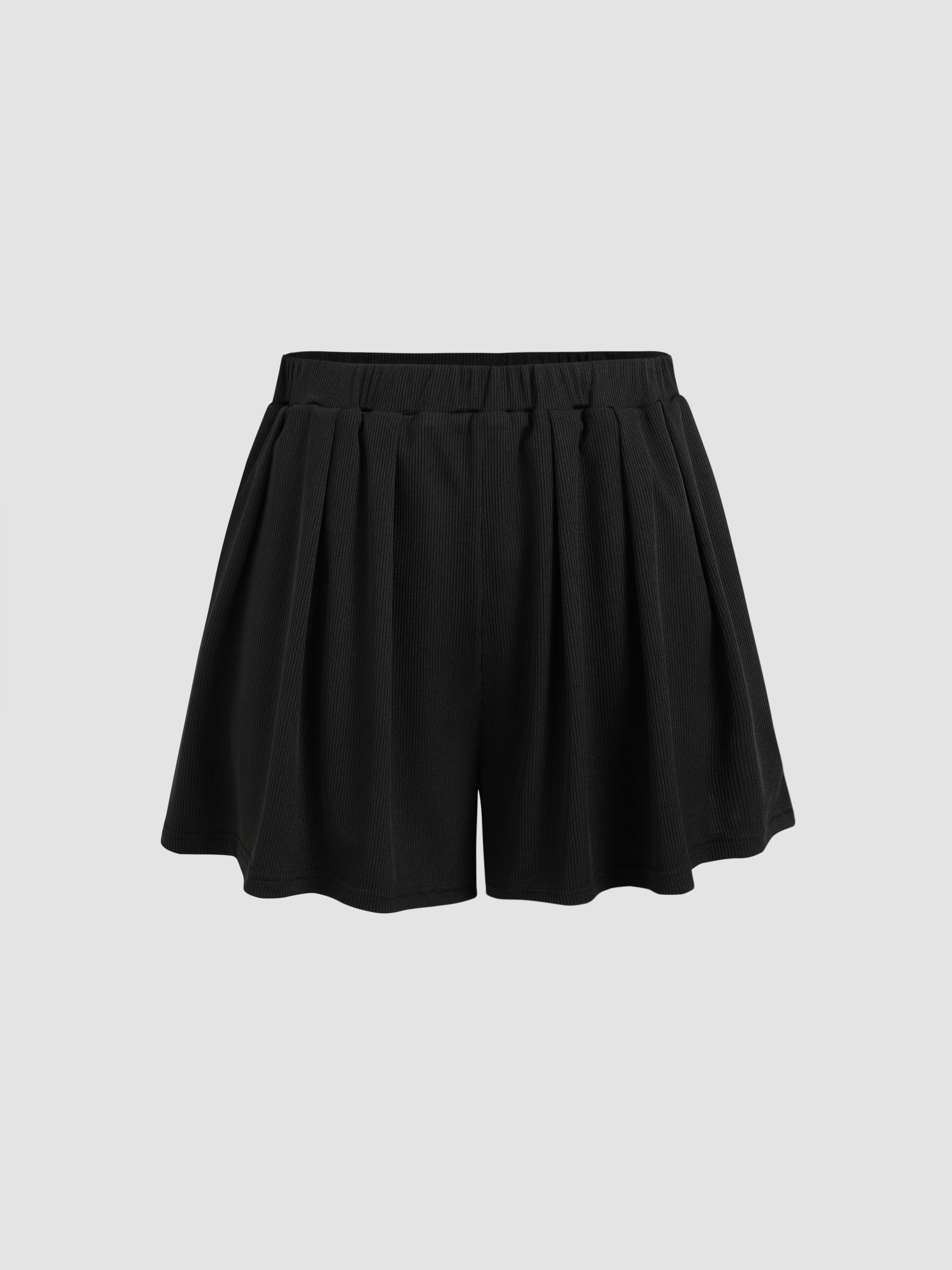 Pull-On Flounce Shorts by CIDER