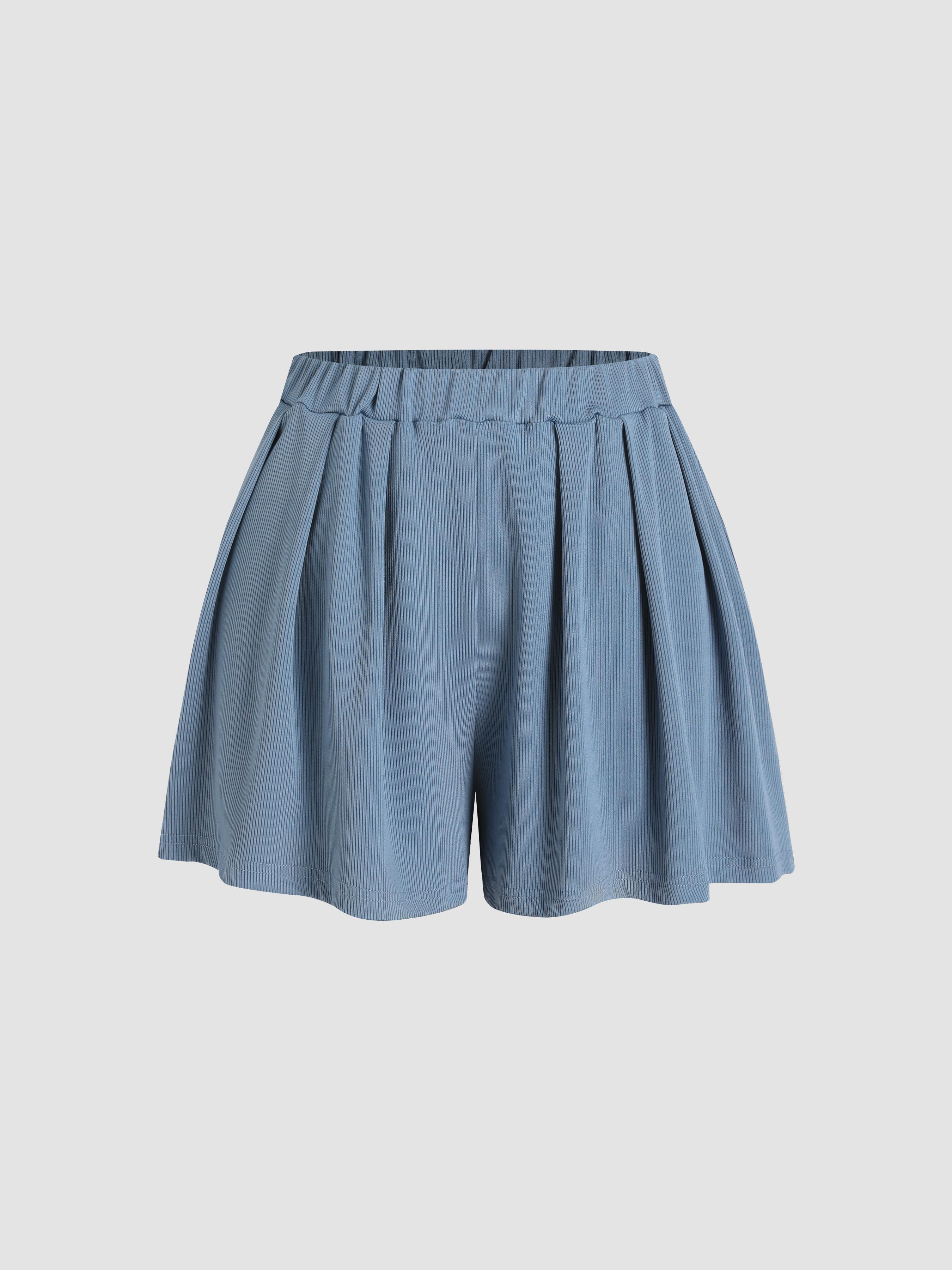 Pull-On Flounce Shorts by CIDER
