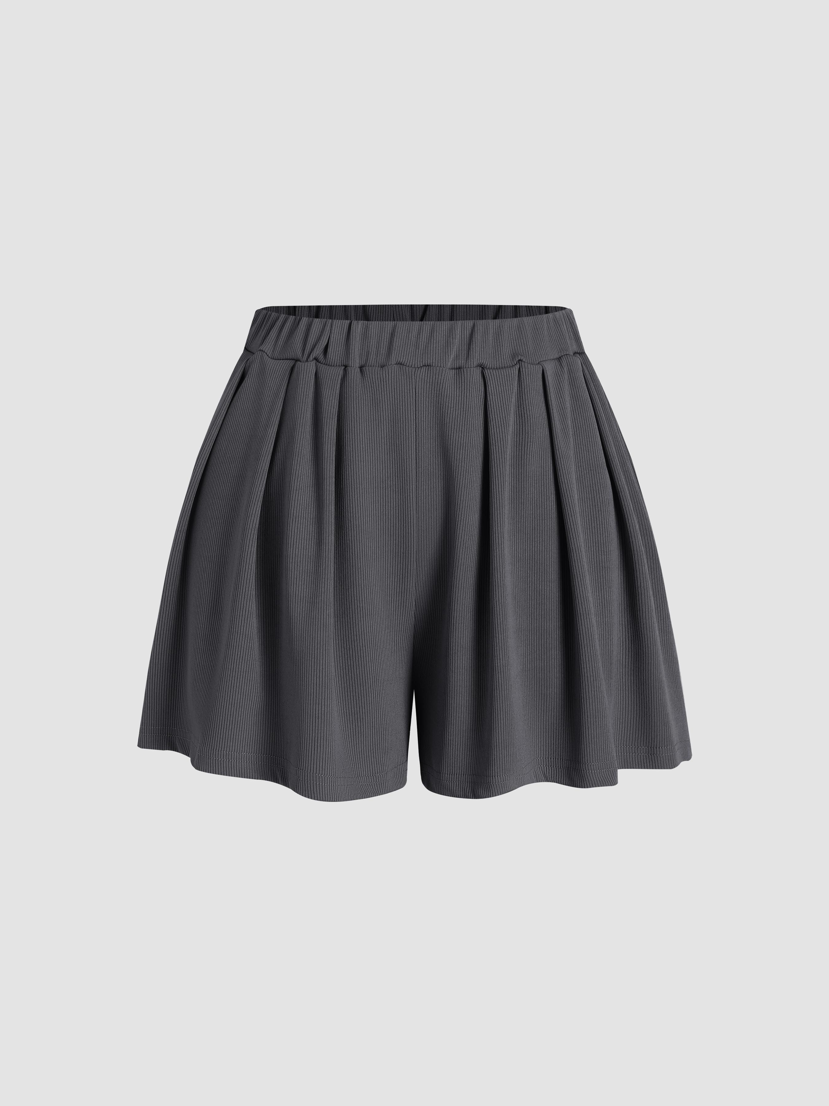 Pull-On Flounce Shorts by CIDER