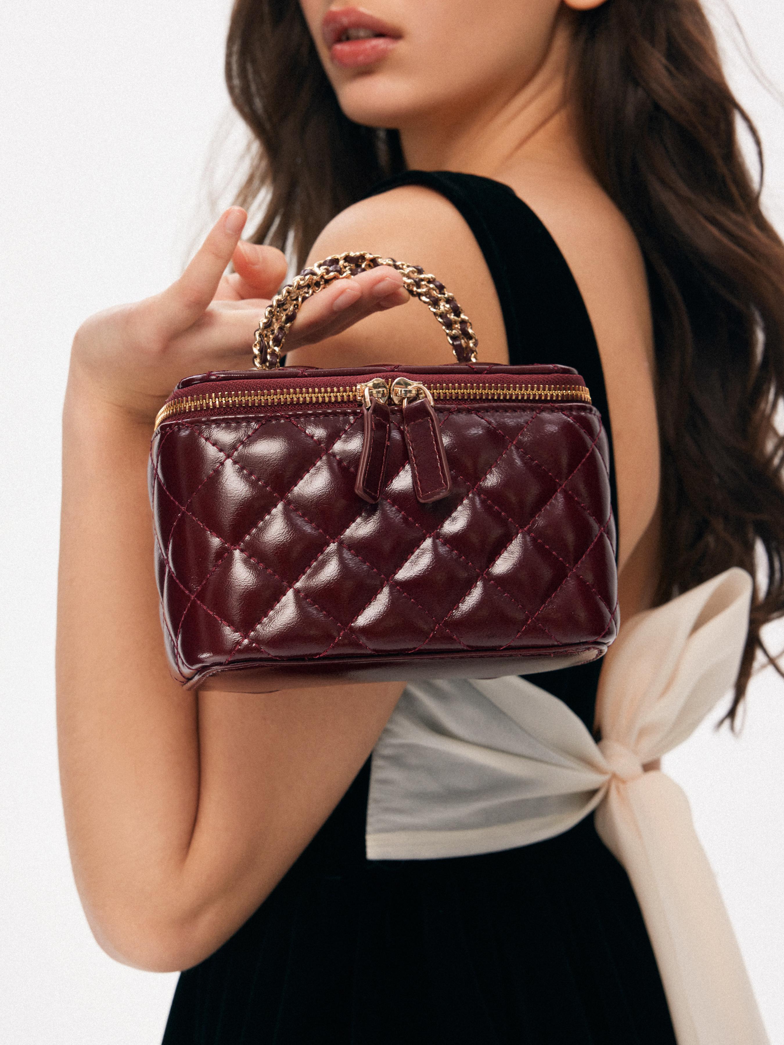 QUILTED VANITY HANDBAG & CROSSBODY BAG by CIDER