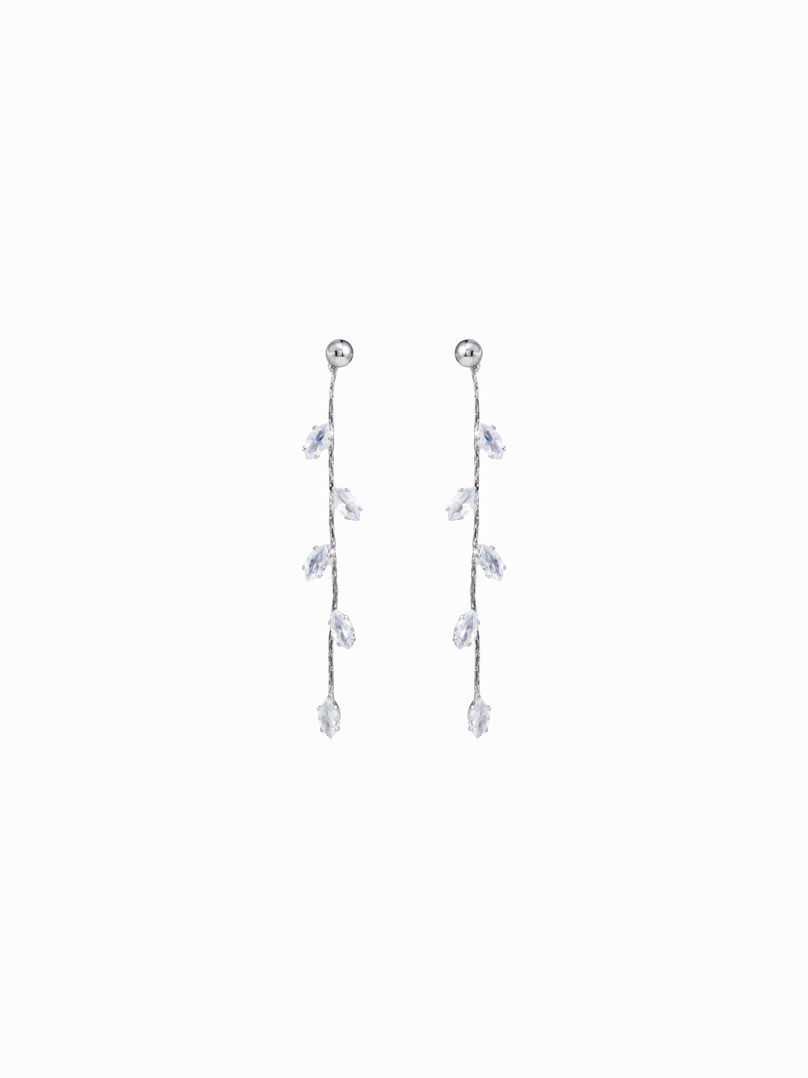 RHINESTONE DROP EARRINGS by CIDER