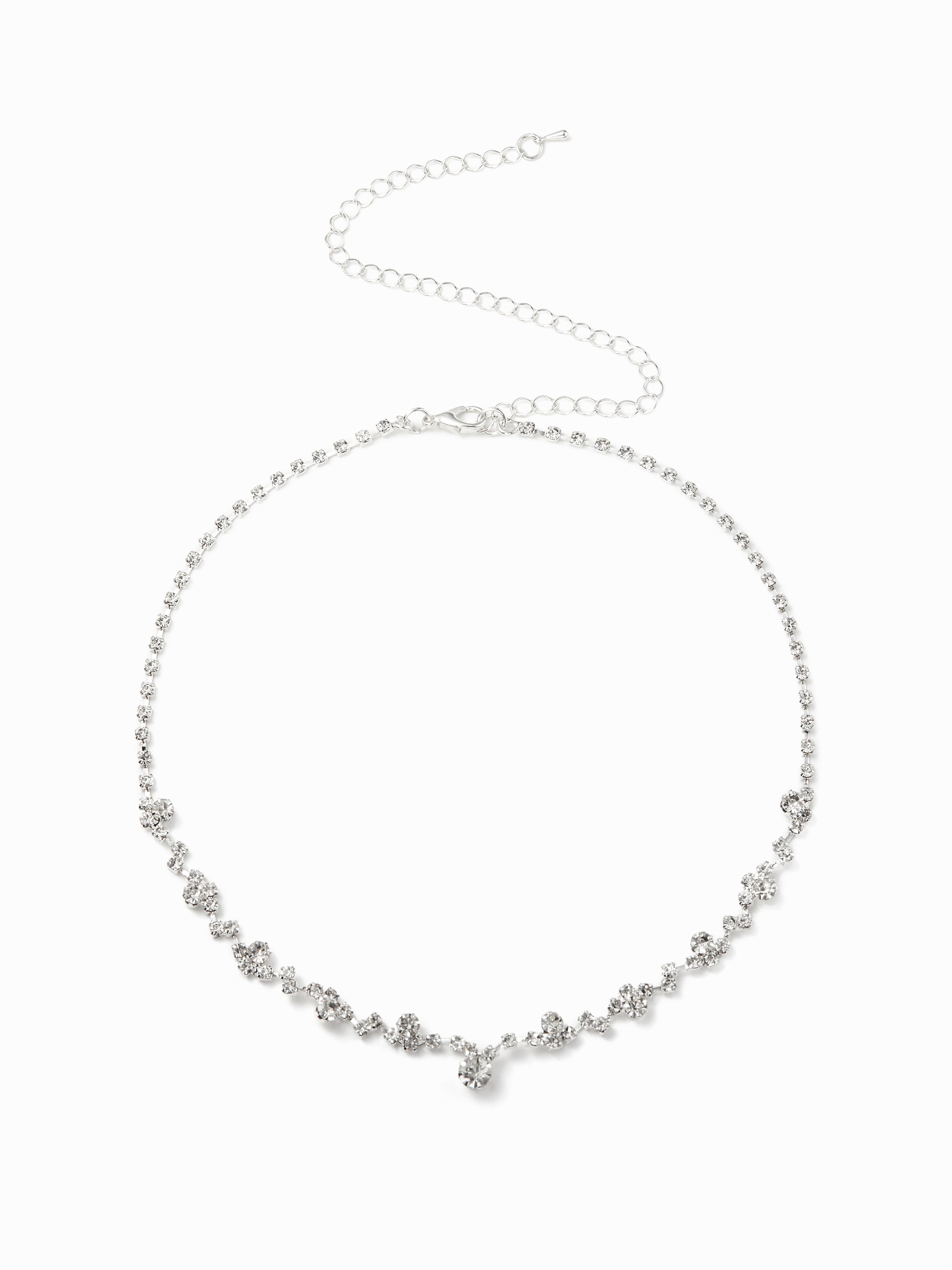RHINESTONE NECKLACE by CIDER