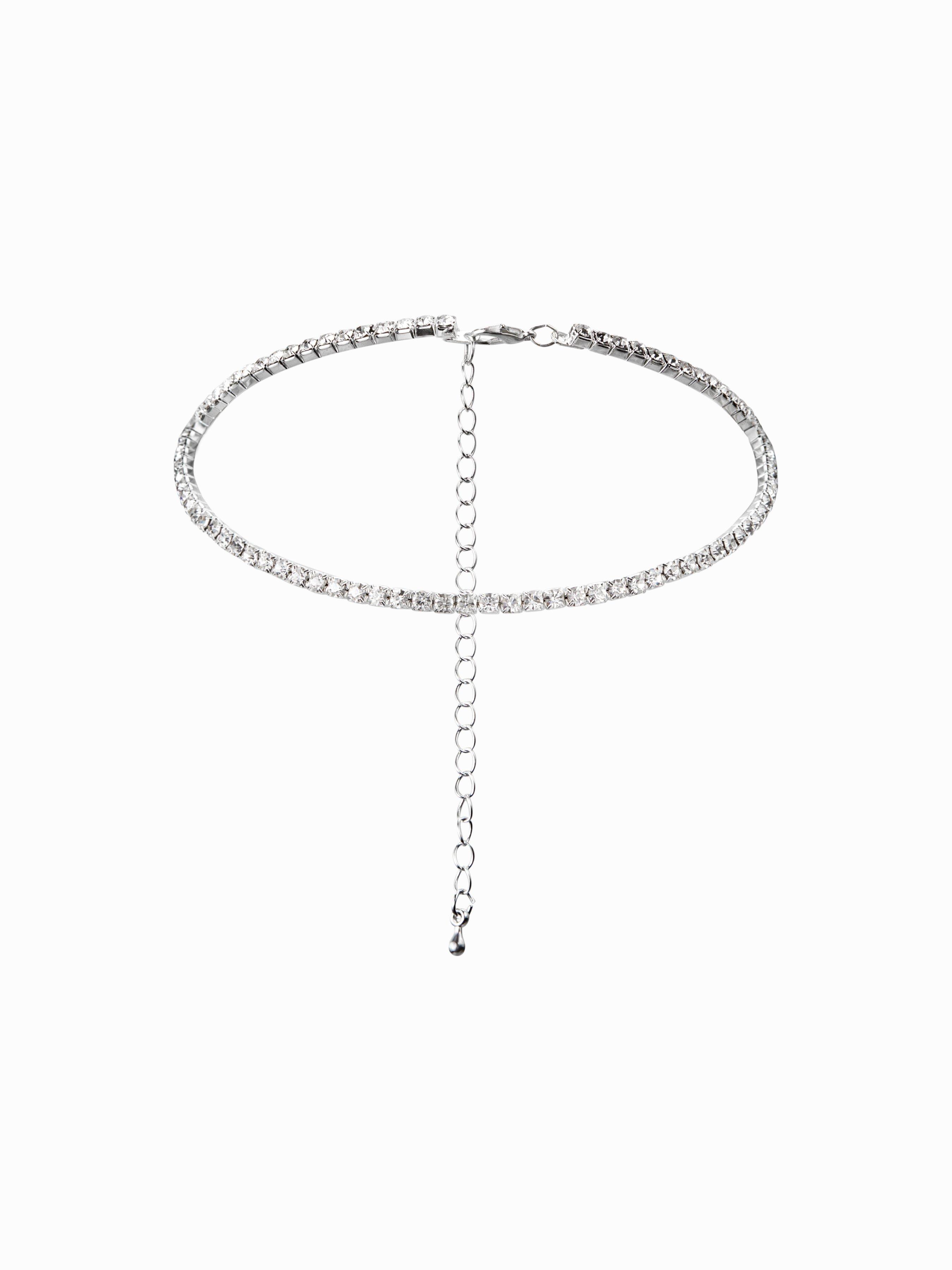 RHINESTONE NECKLACE by CIDER