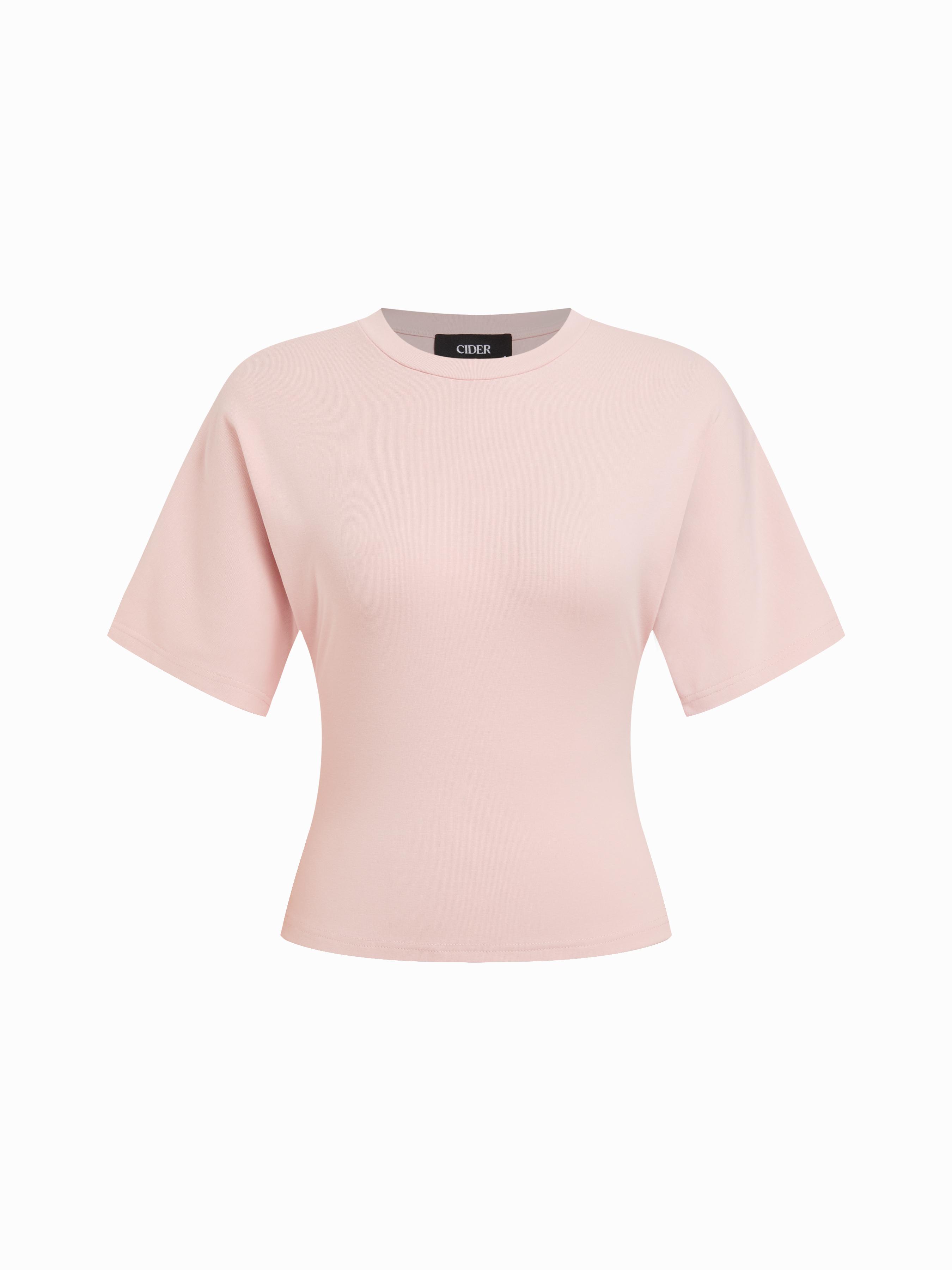 Round Neckline Tee by CIDER