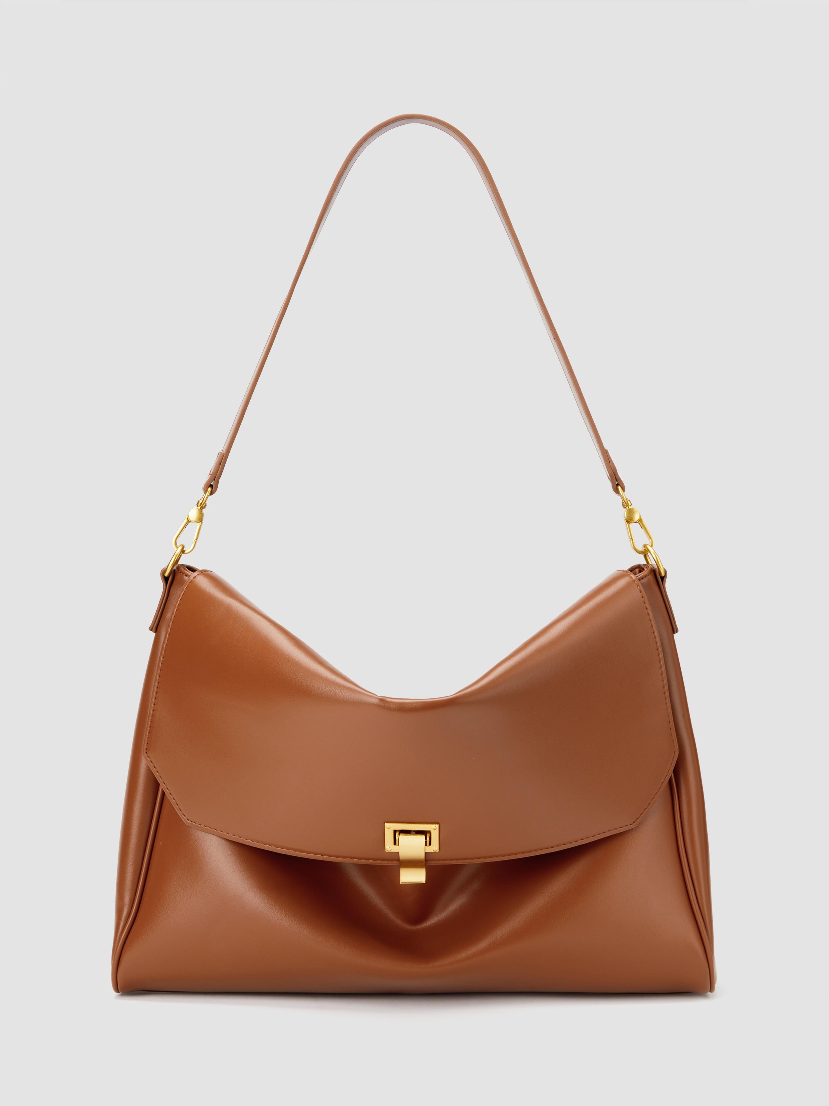 SOFT FAUX LEATHER TOTE BAG by CIDER