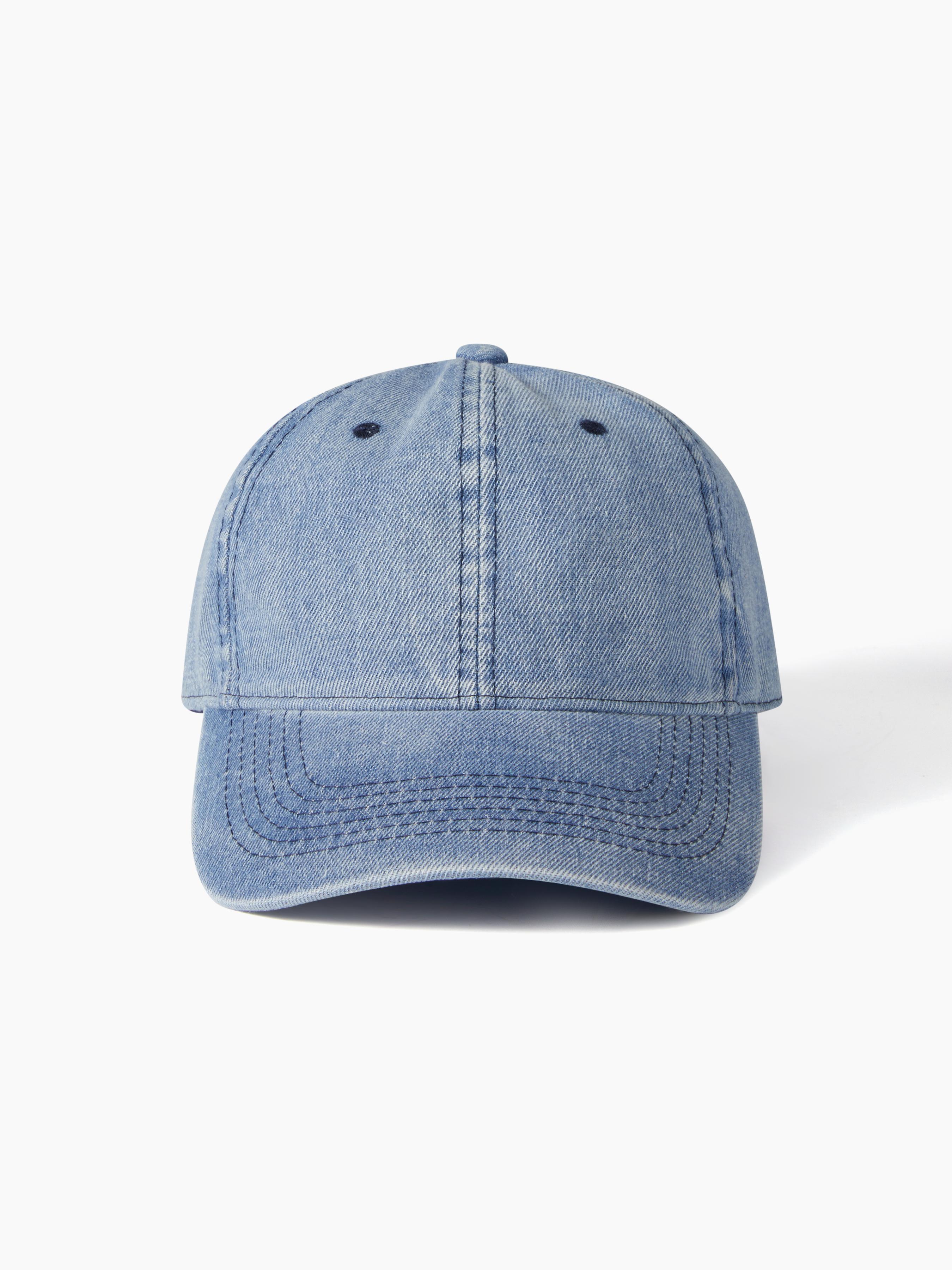 SOLID DENIM BASEBALL CAP by CIDER