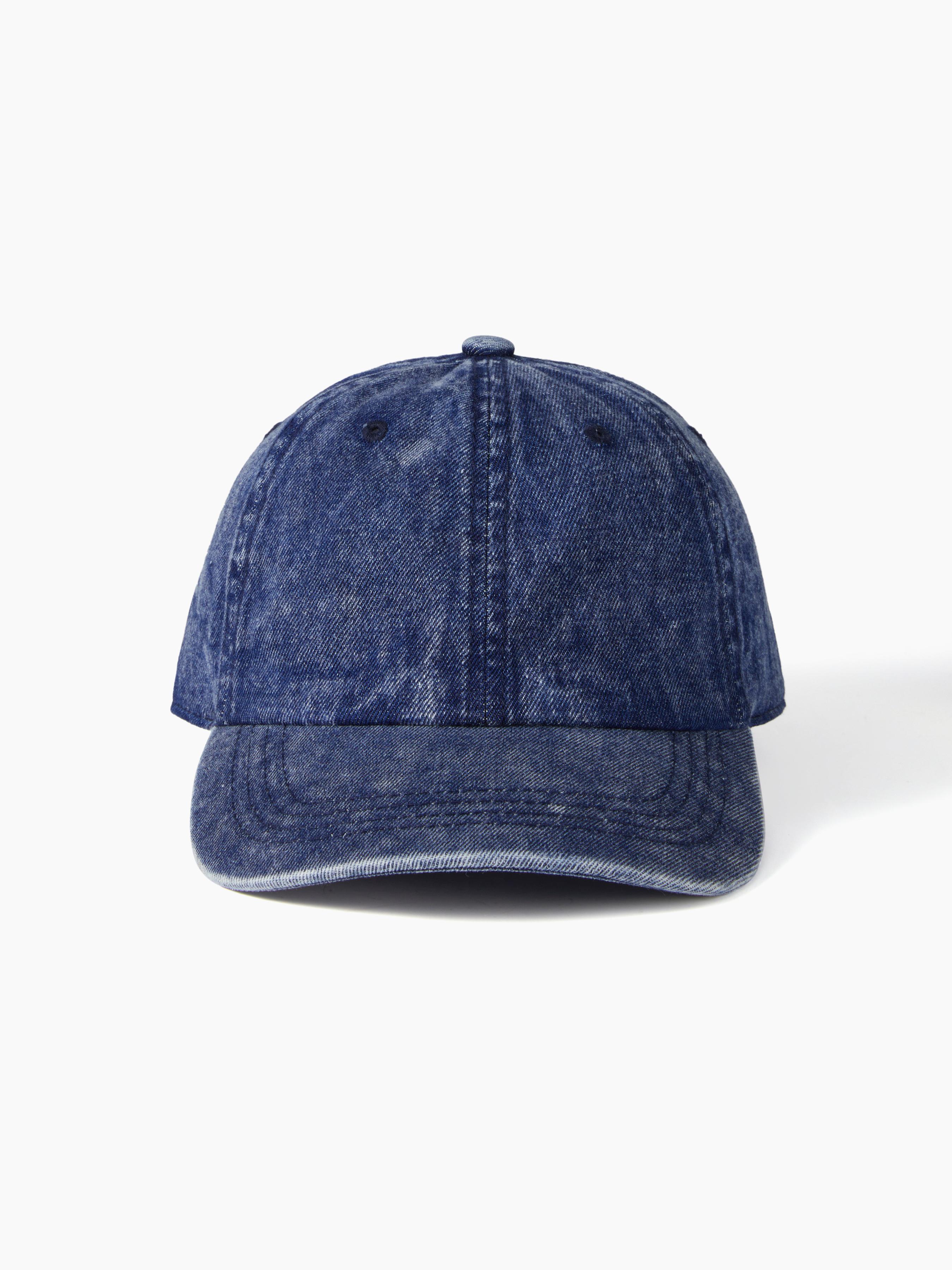 SOLID DENIM BASEBALL CAP by CIDER