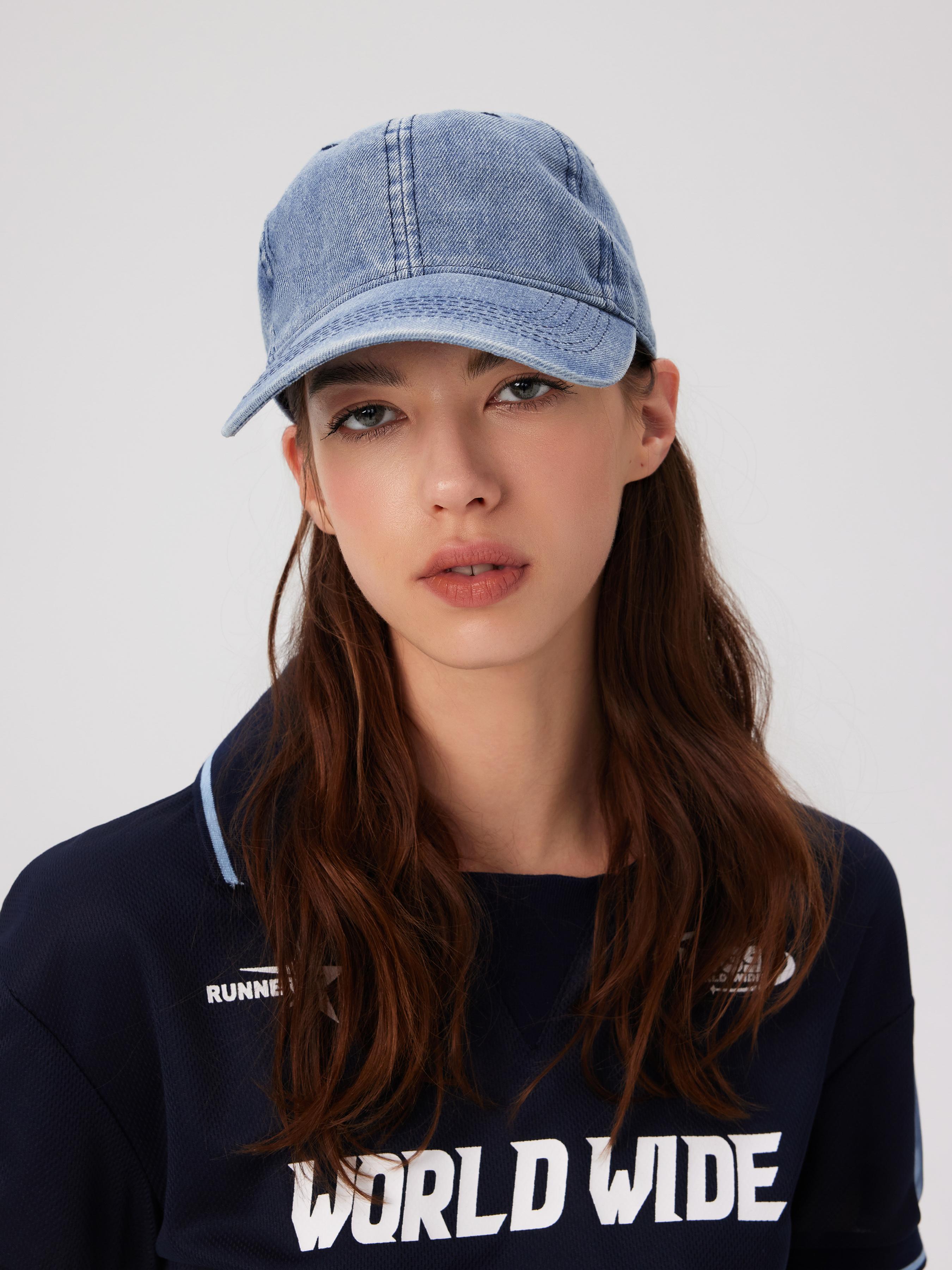 SOLID DENIM BASEBALL CAP by CIDER