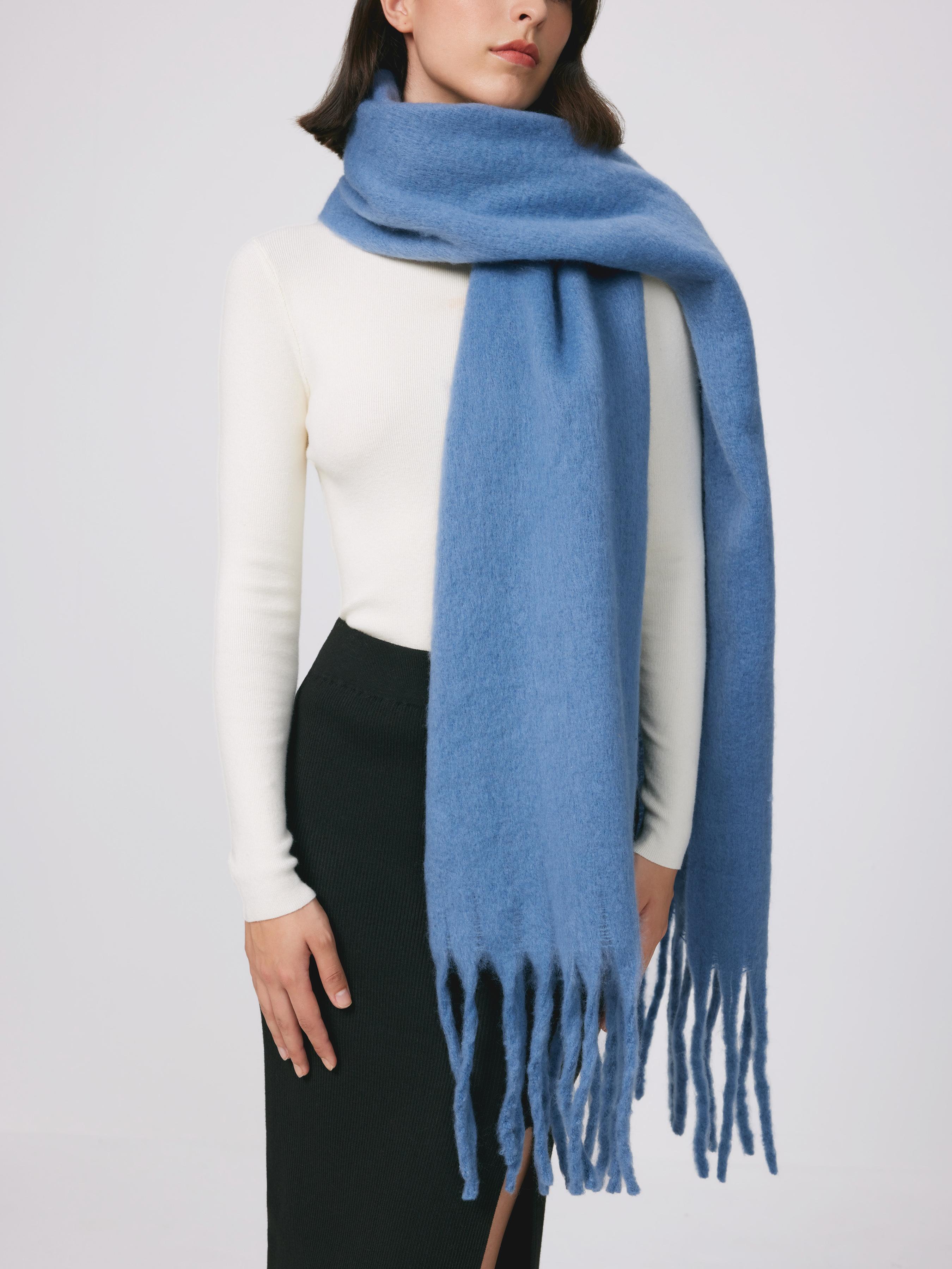 SOLID TASSEL SCARF by CIDER
