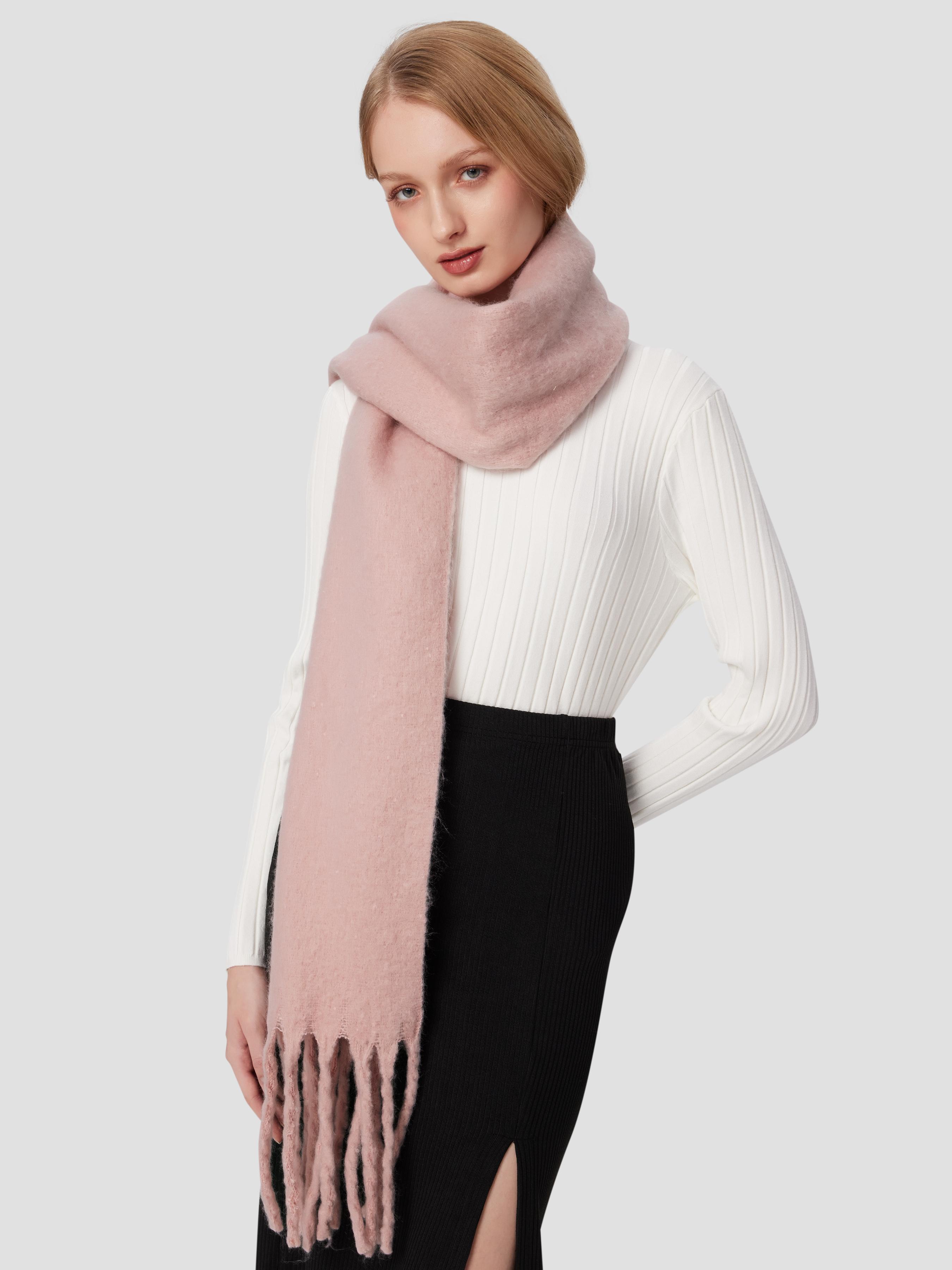 SOLID TASSEL SCARF by CIDER