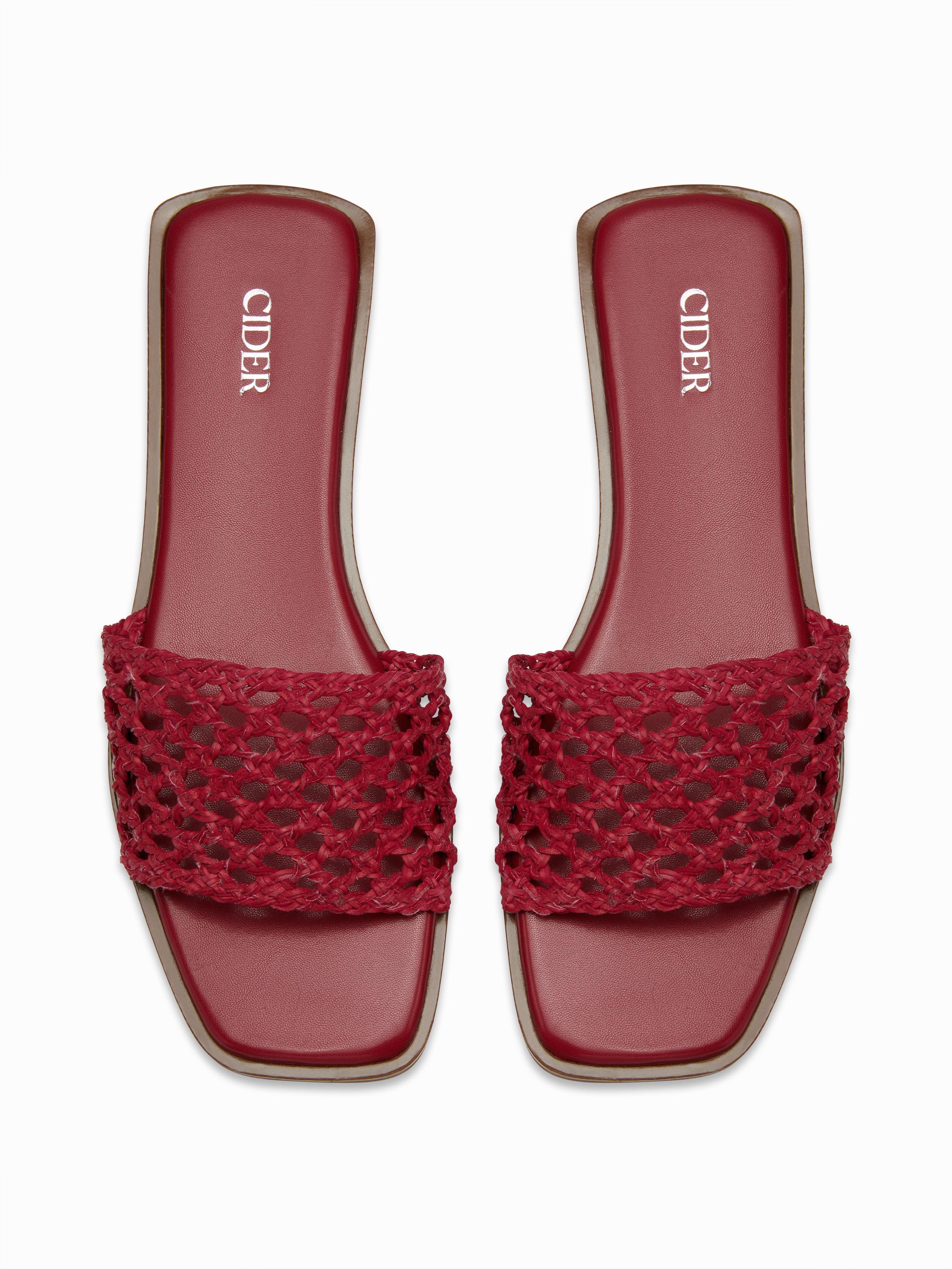 SOLID WOVEN SLIPPERS by CIDER