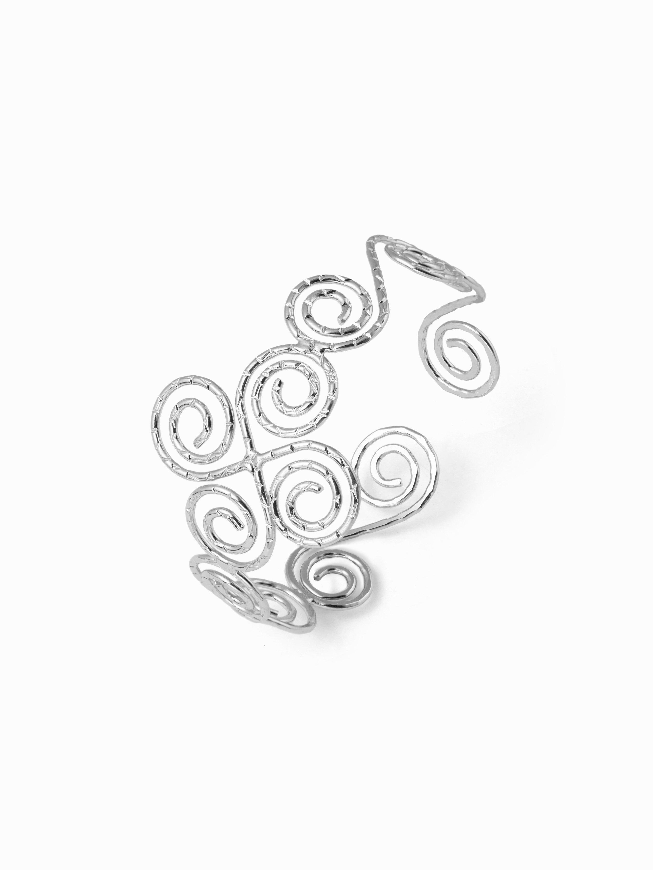 SPIRAL ARM CUFF by CIDER