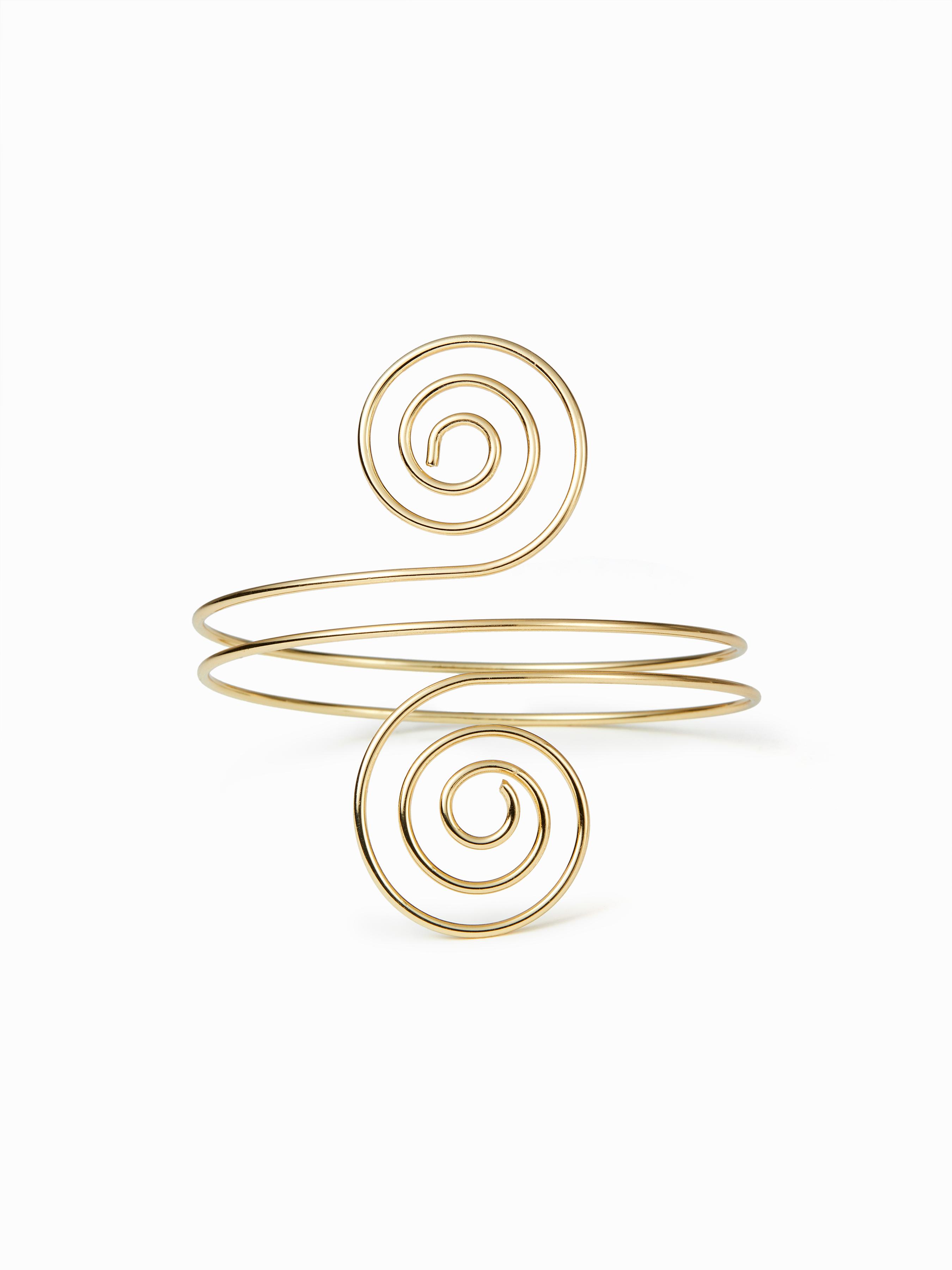 SPIRAL ARM CUFF by CIDER