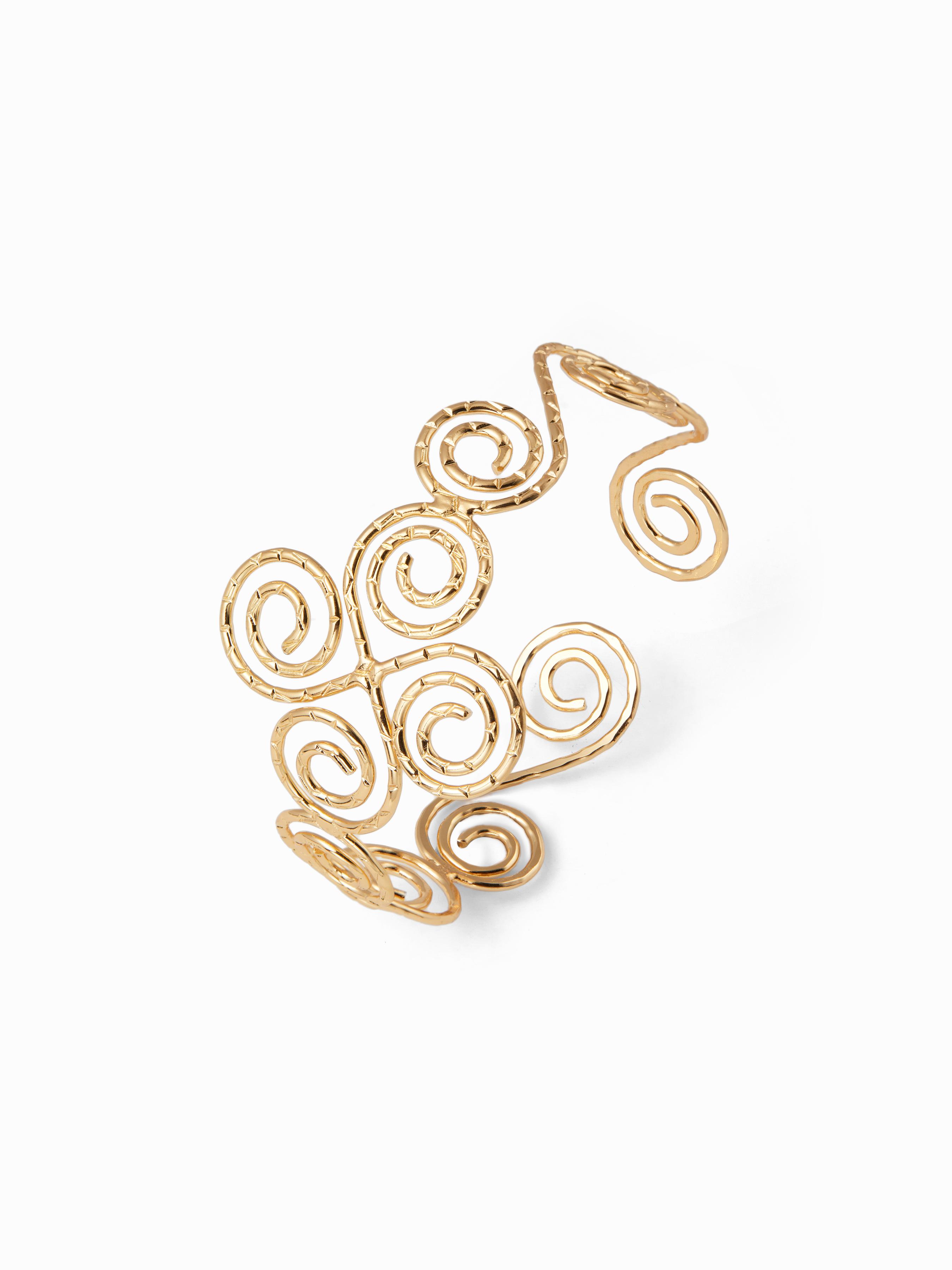 SPIRAL ARM CUFF by CIDER