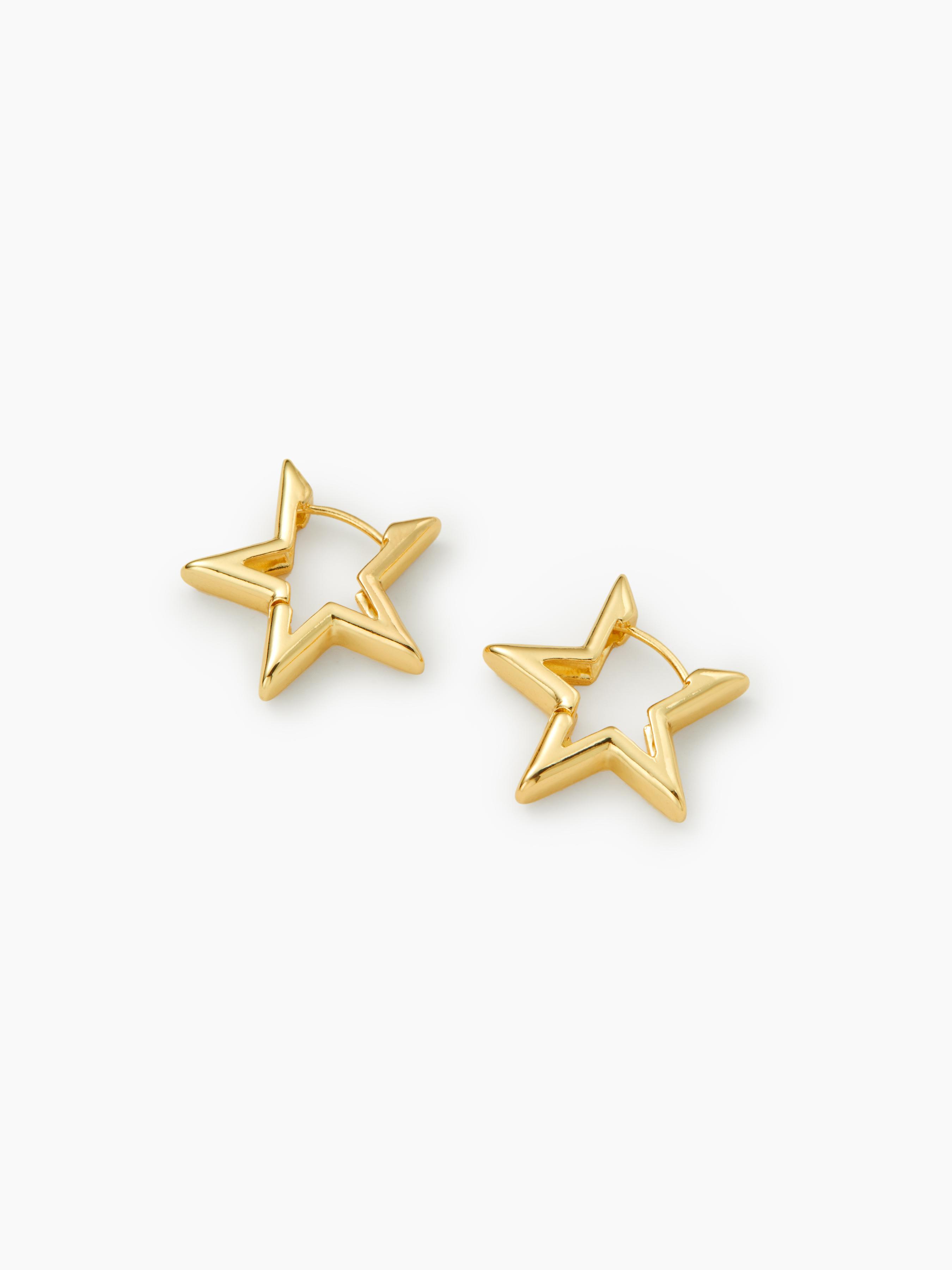 STAR HOOP EARRINGS by CIDER