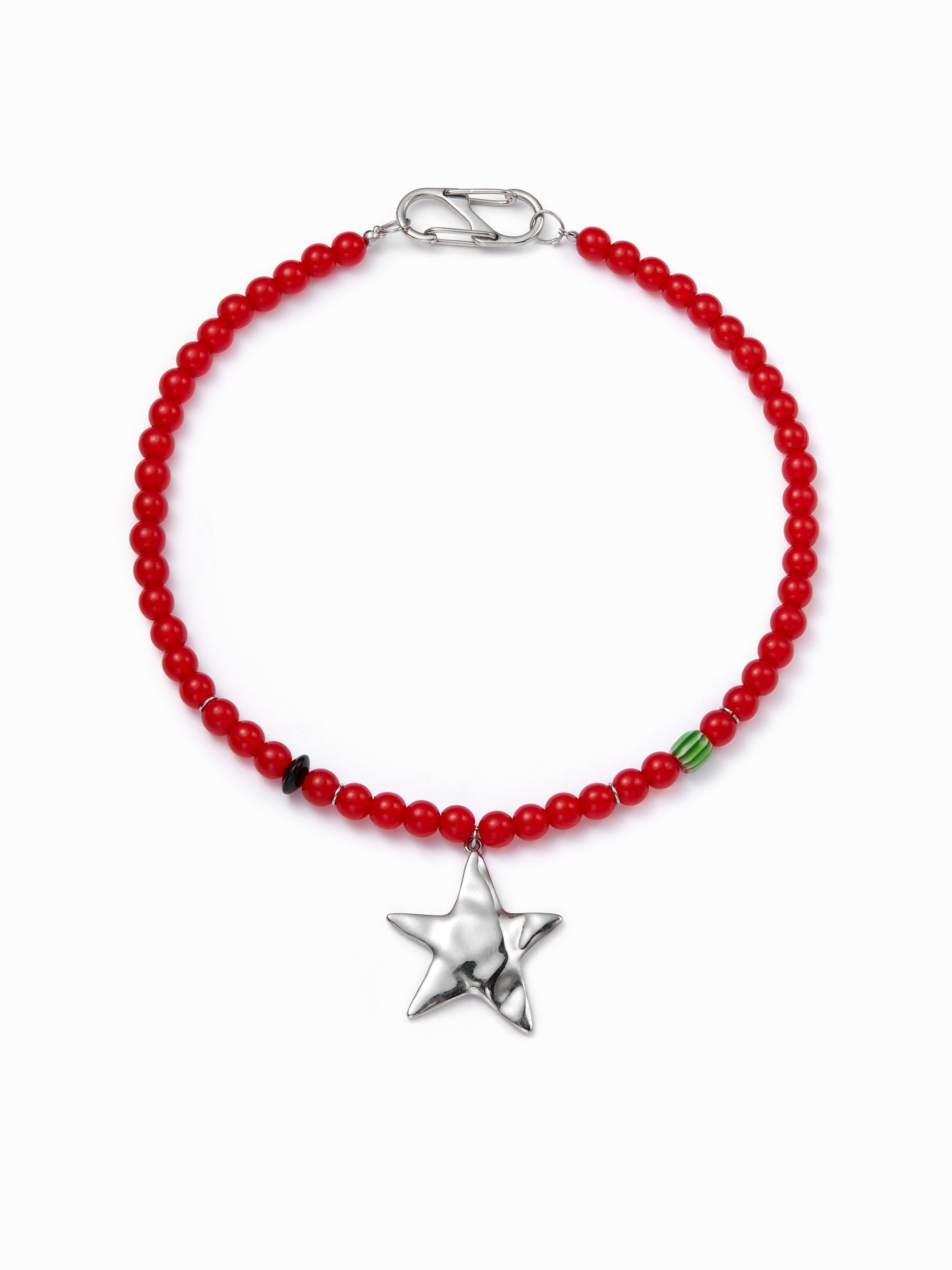 STAR & BEADED NECKLACE by CIDER