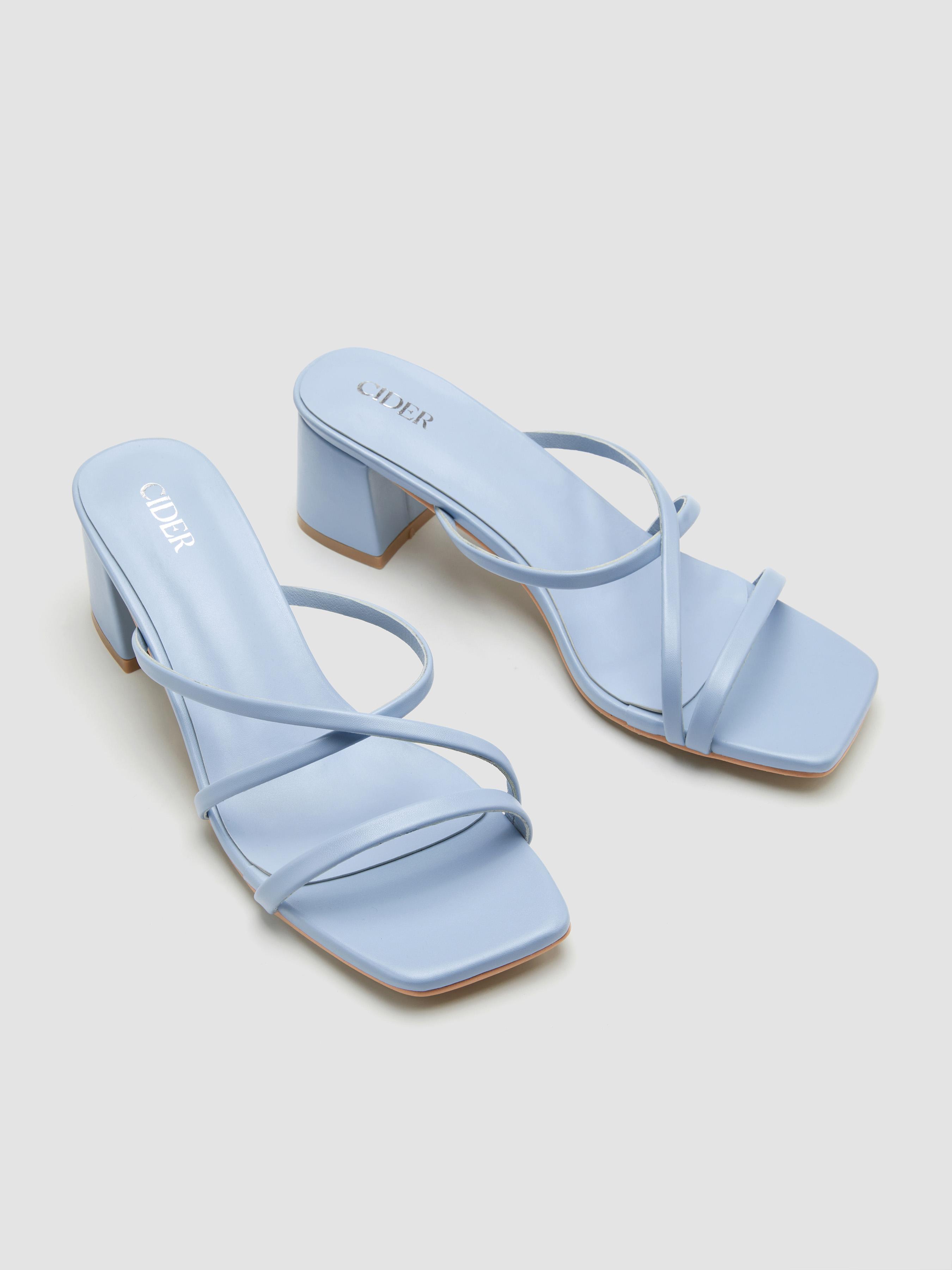 STRAP CHUNKY HEEL SANDALS by CIDER