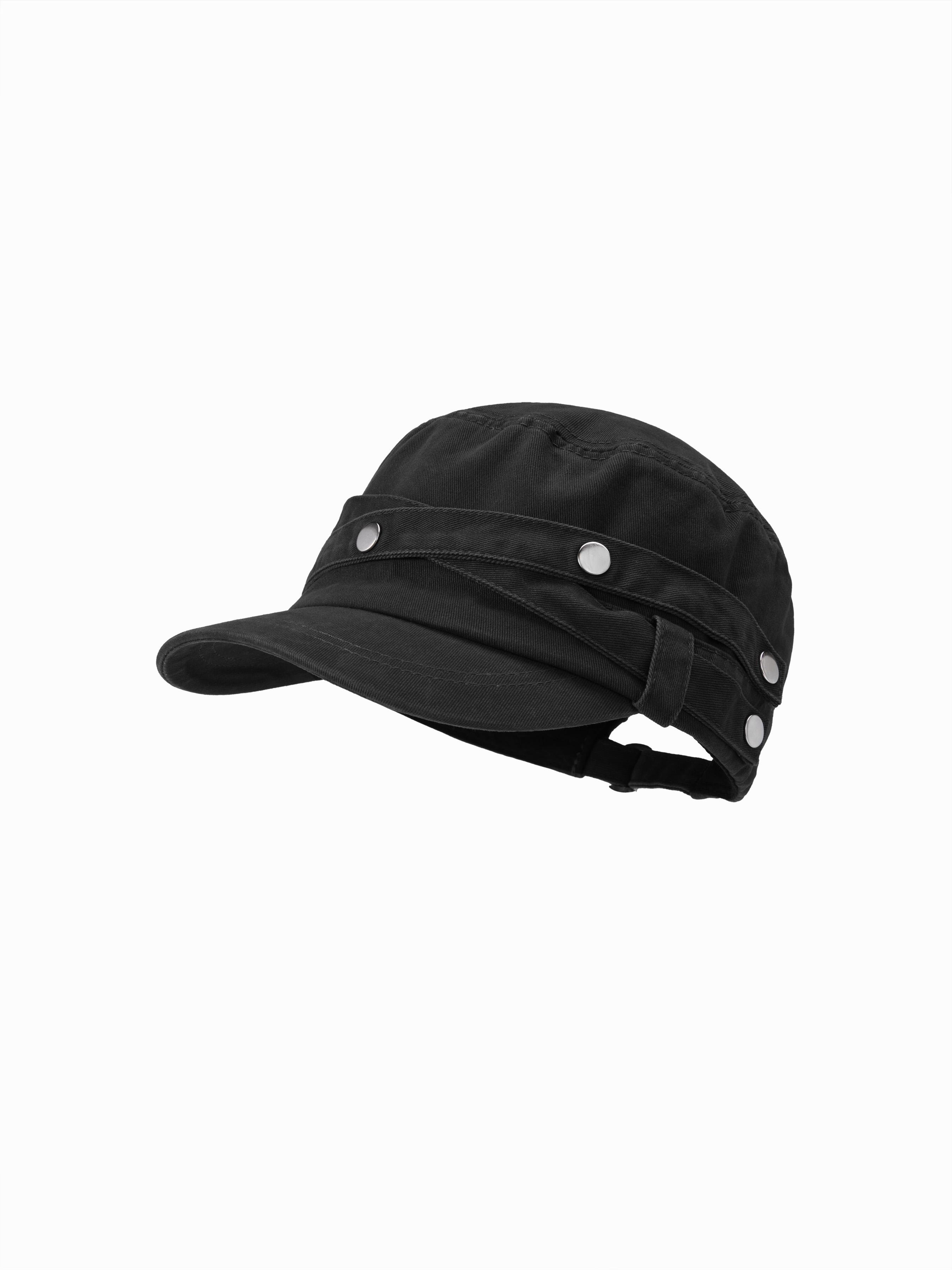 STUDDED BERRET HAT by CIDER