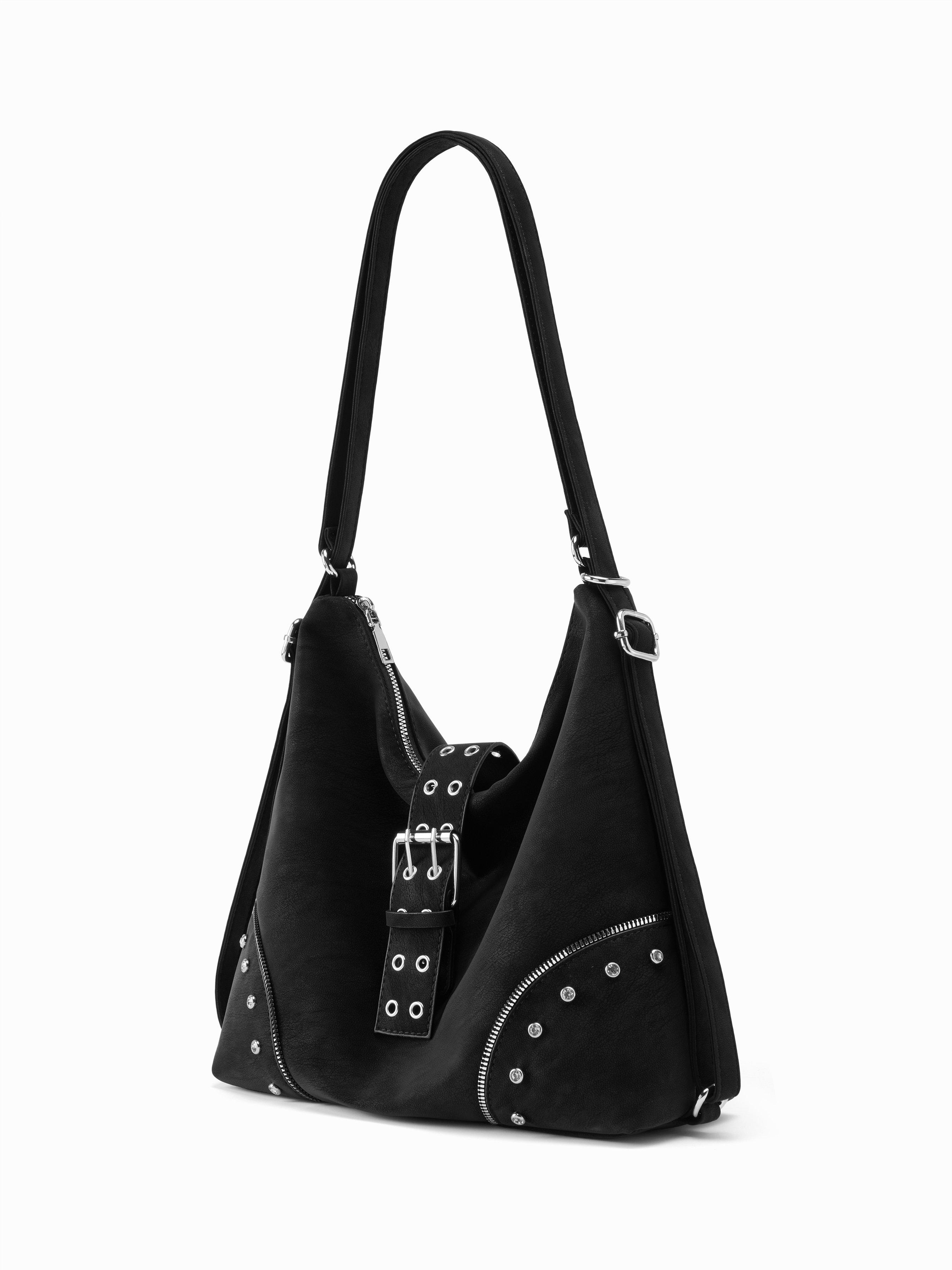 STUDDED BUCKLE TOTE BAG by CIDER