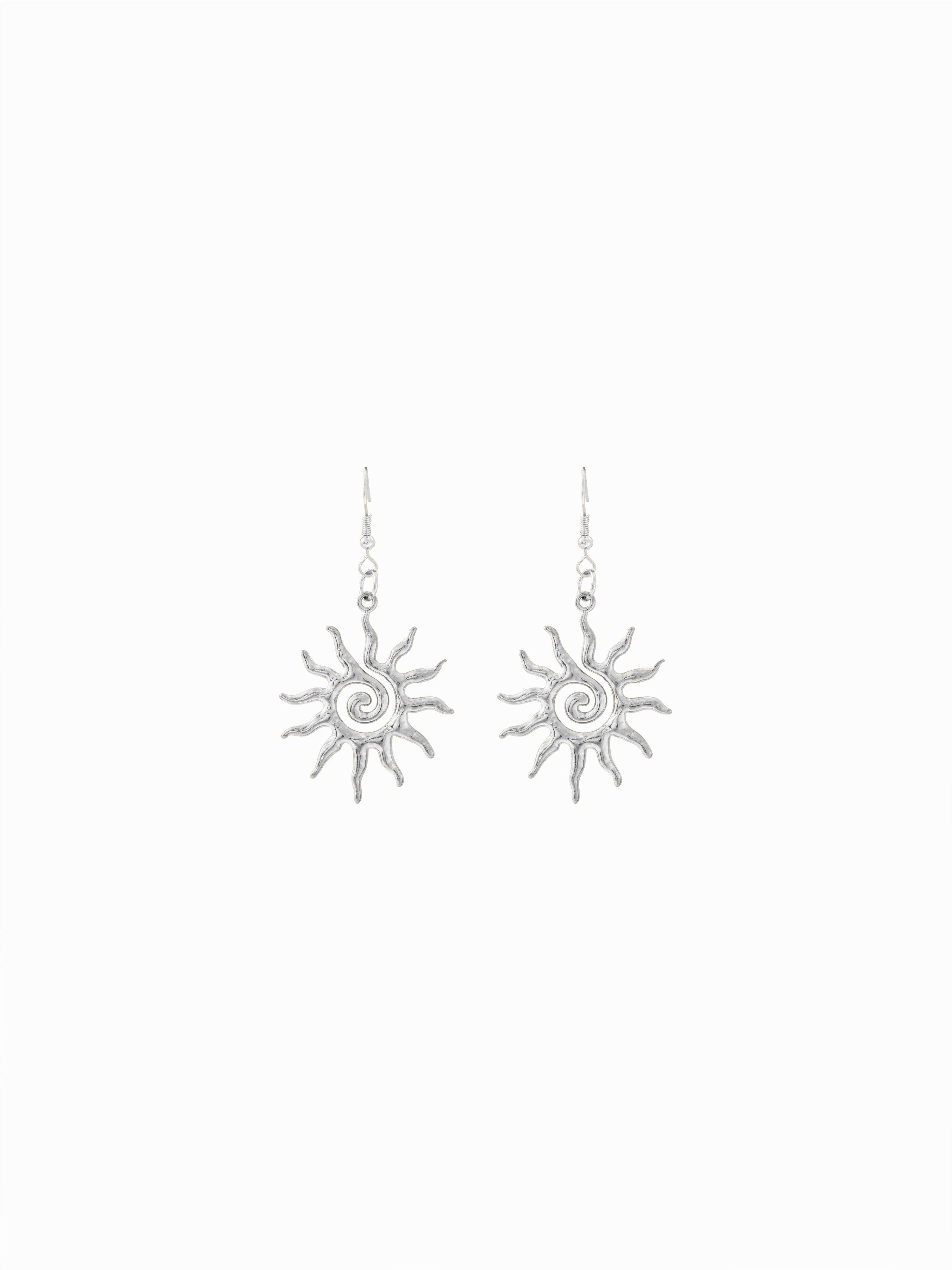 SUN PATTERN DROP EARRINGS by CIDER