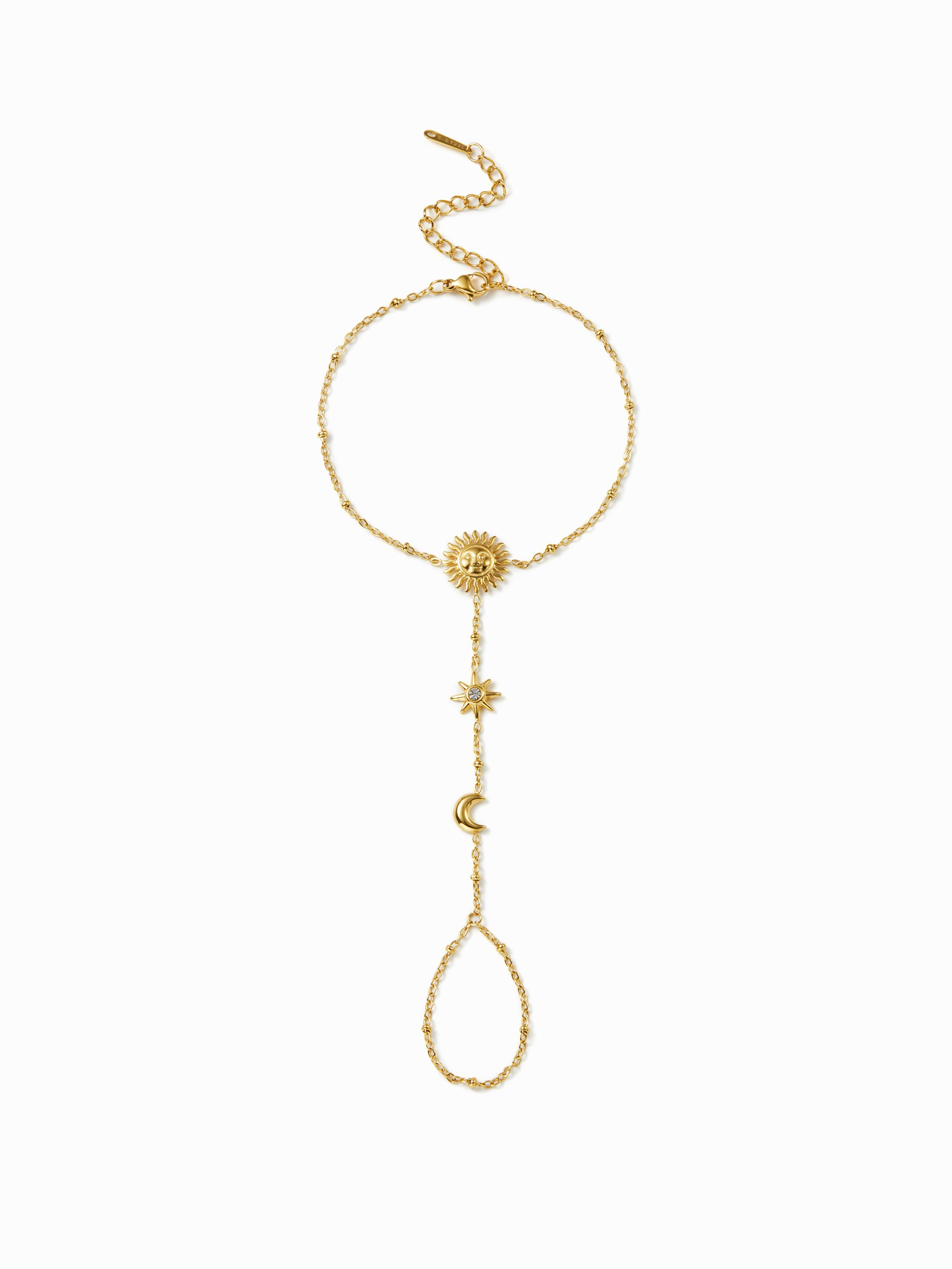 SUN & MOON CHAIN BRACELET by CIDER