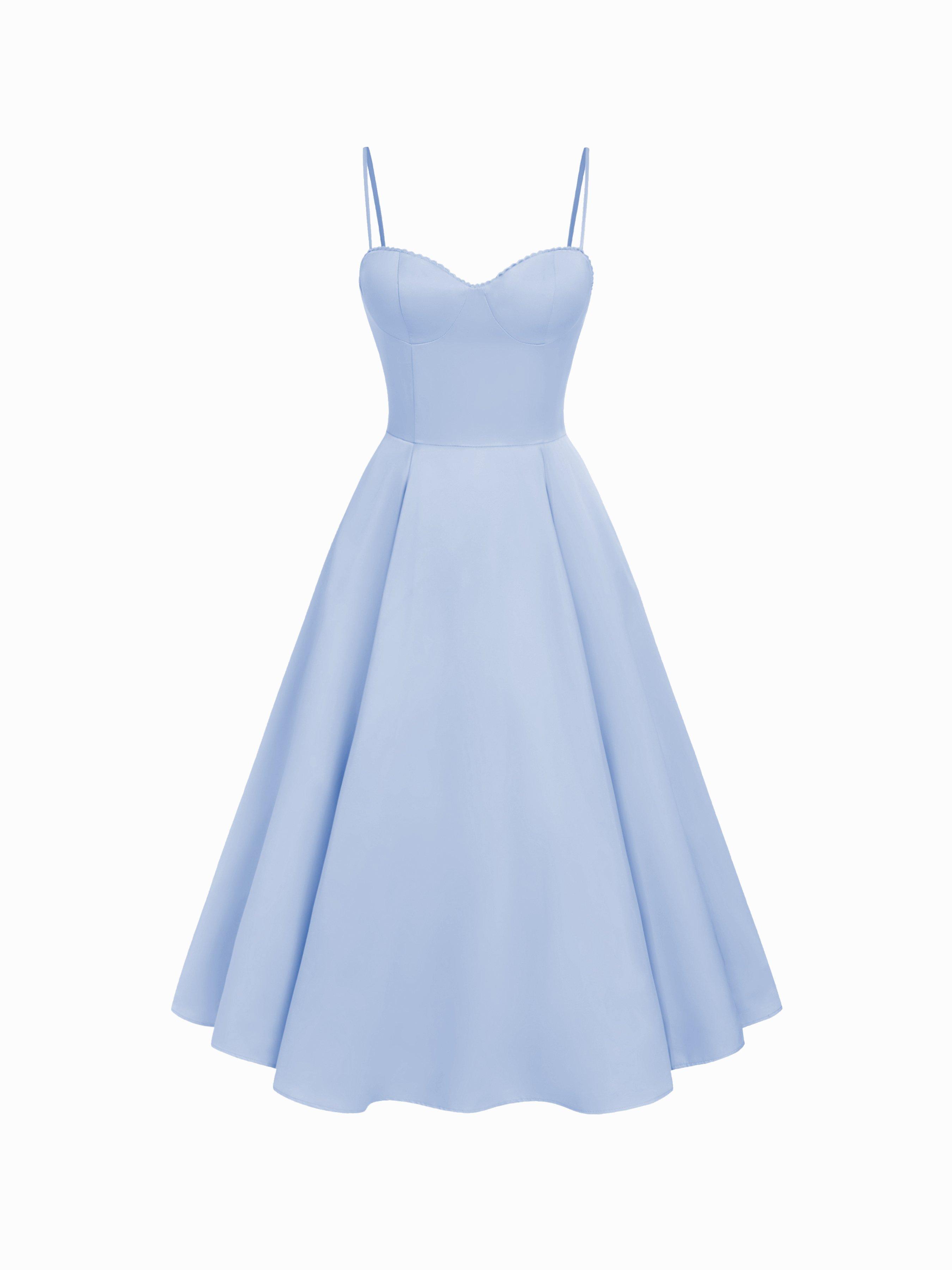 Satin Sculptural Sweetheart Flared Cami Maxi Dress by CIDER