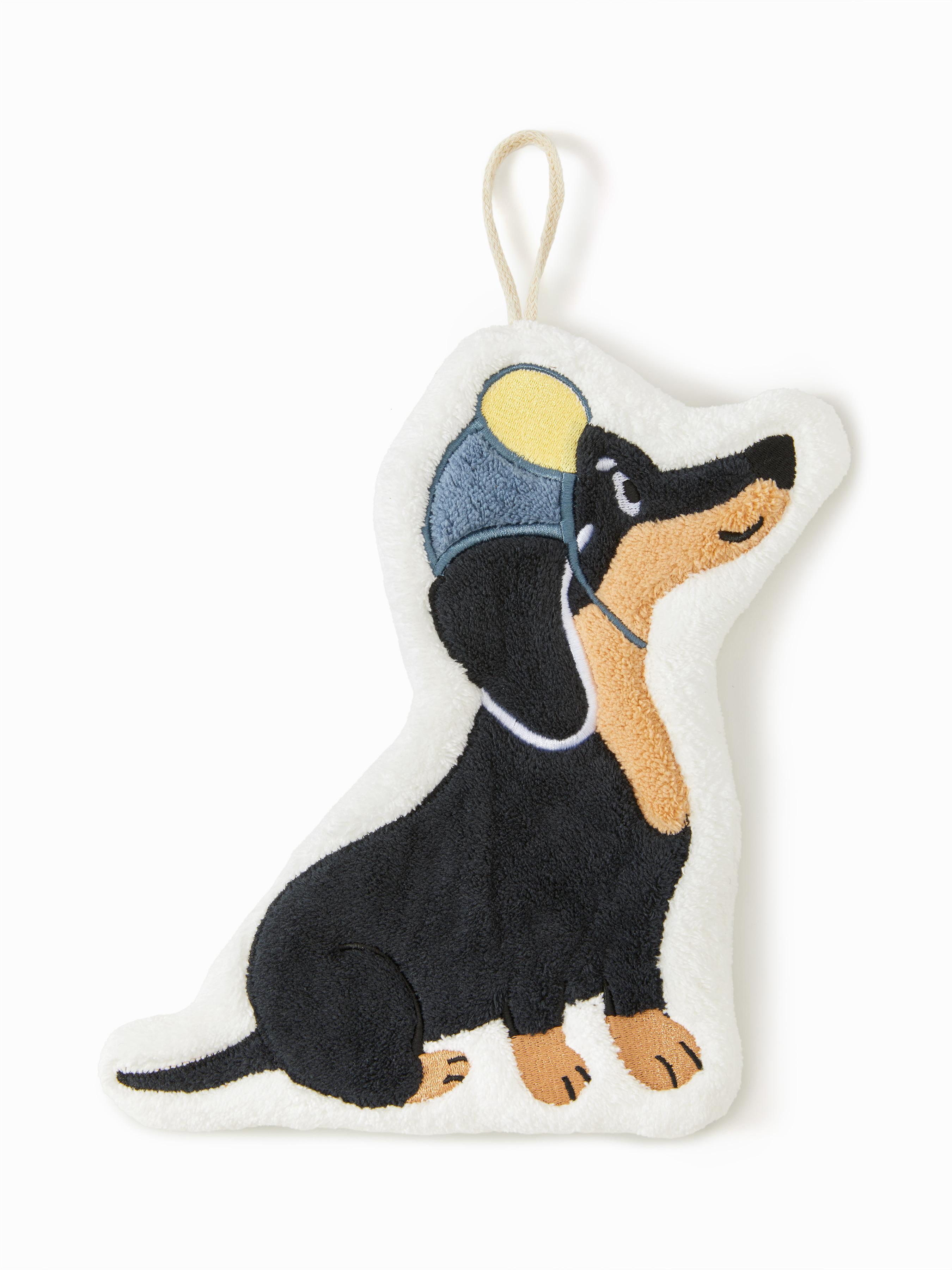 Serviette de main en forme de dachshund by CIDER