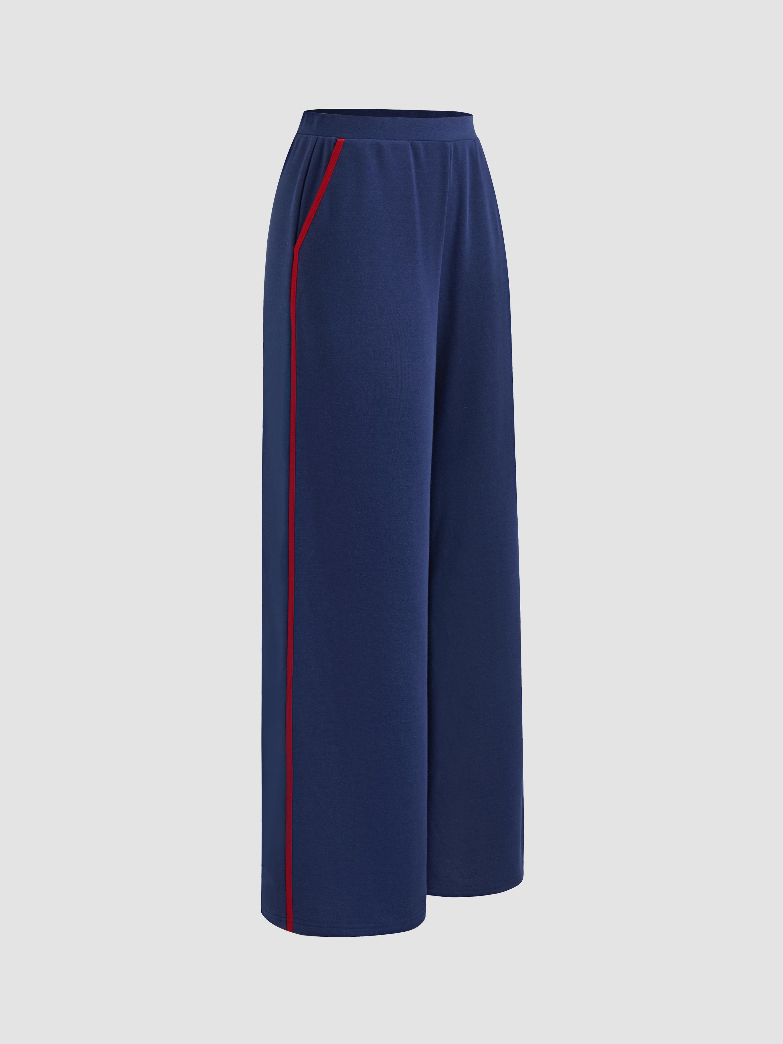 Side Stripe Pull-On Sweats by CIDER