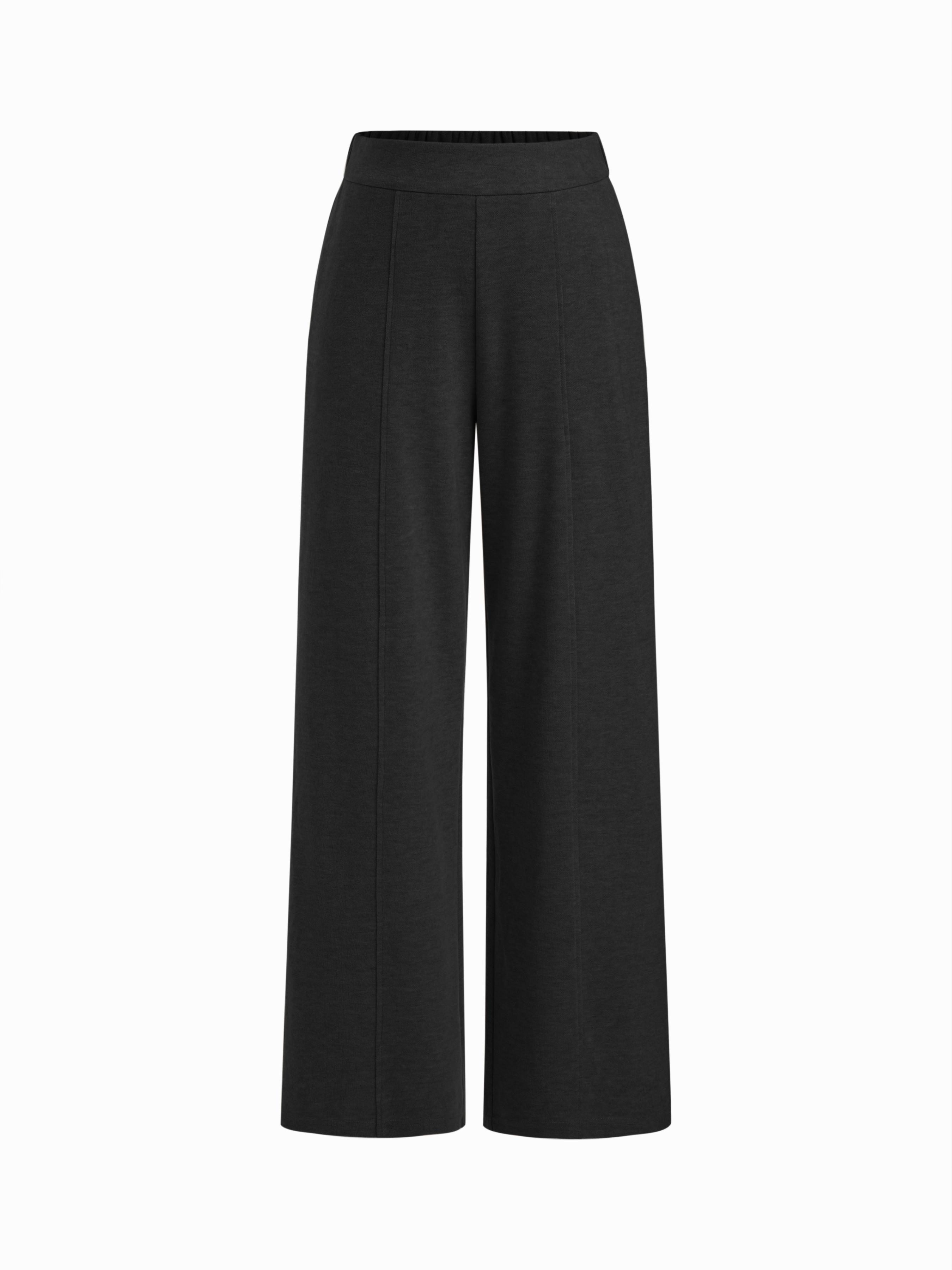 Soft Mid Rise Elastic Waist Everyday Pants by CIDER