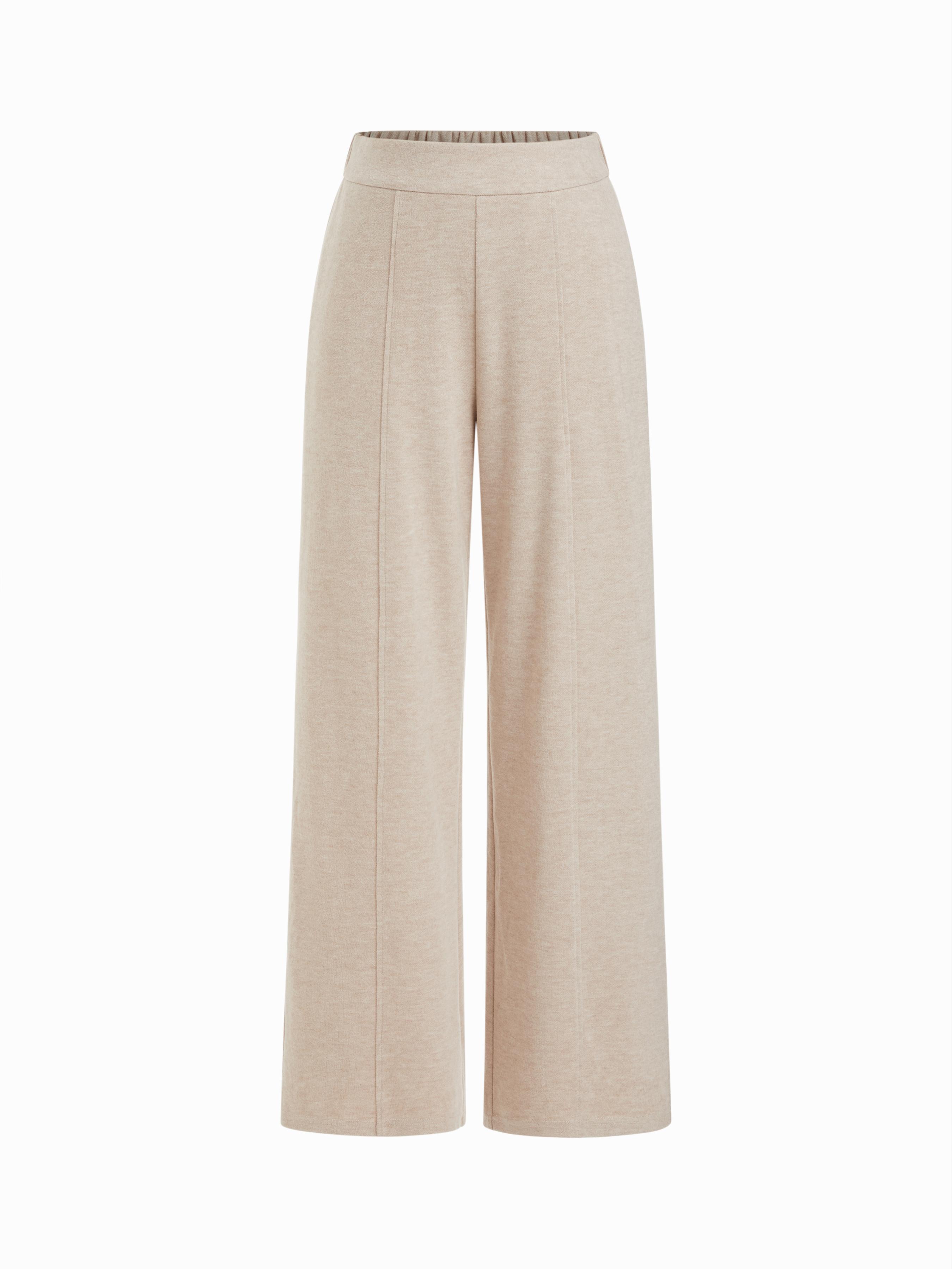 Soft Mid Rise Elastic Waist Everyday Pants by CIDER