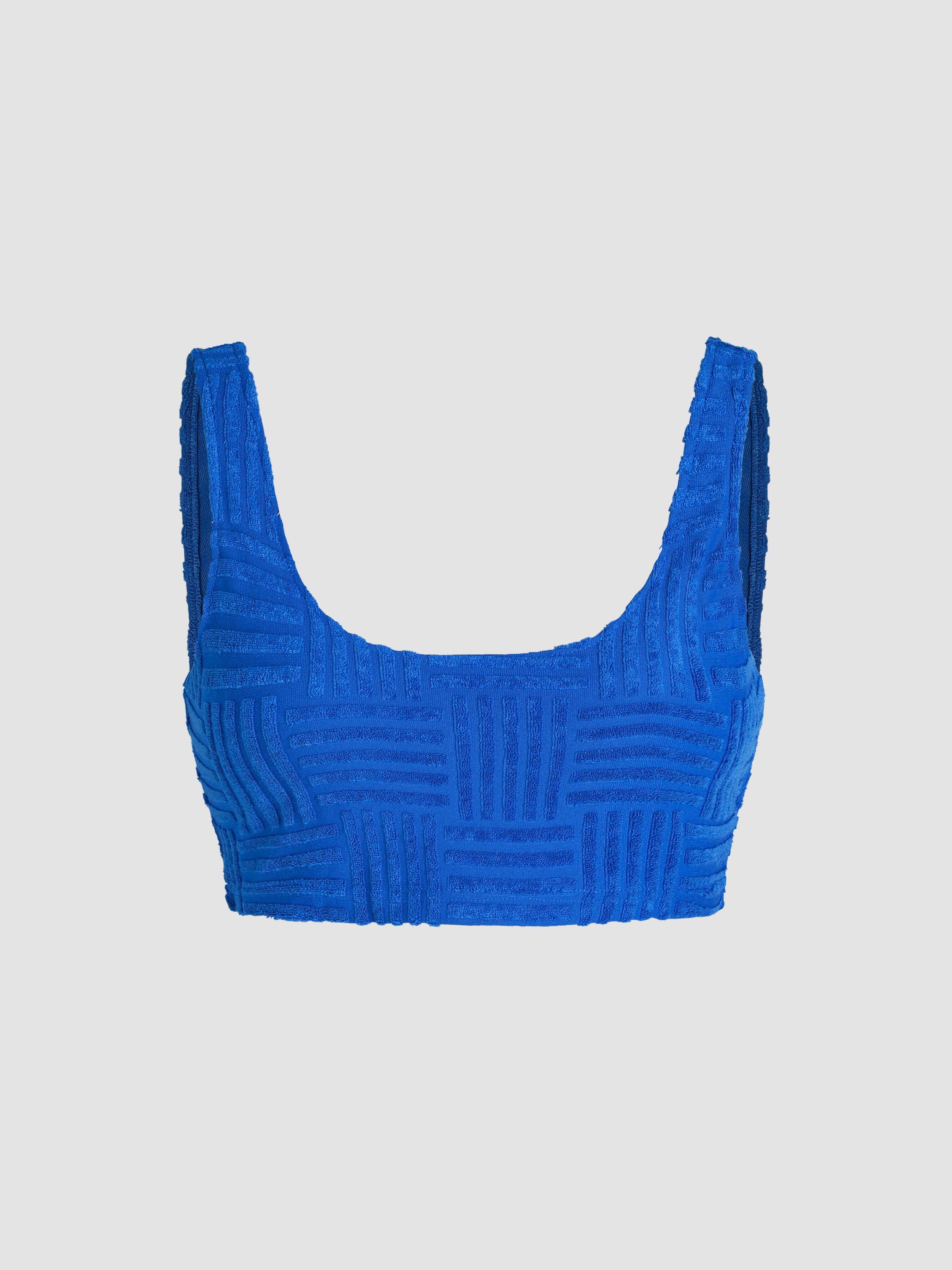 Solid Terry Crop Tank Top by CIDER