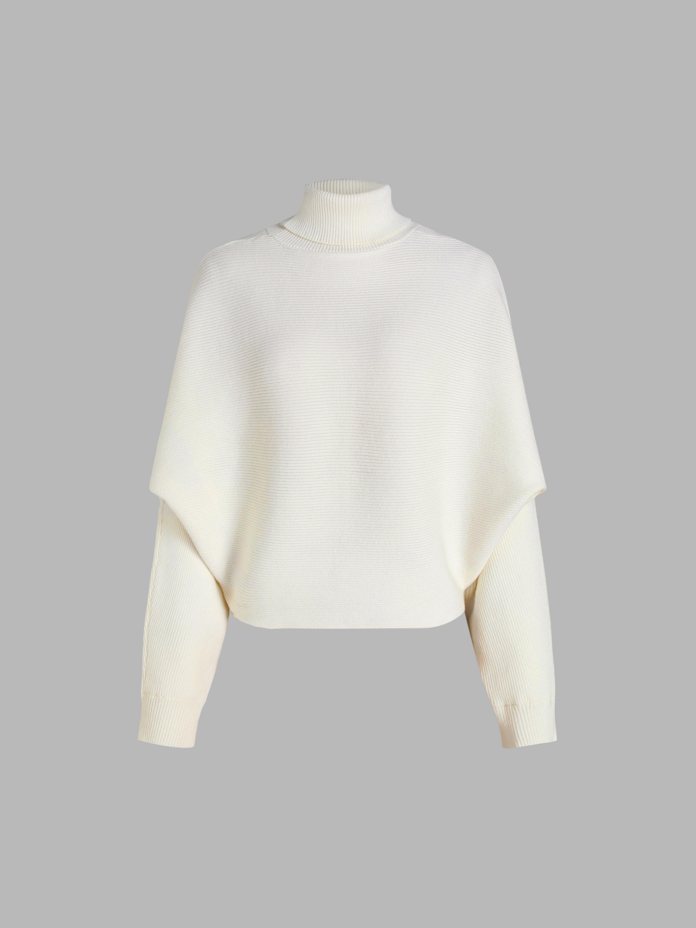 Solid Turtleneck Sweater by CIDER