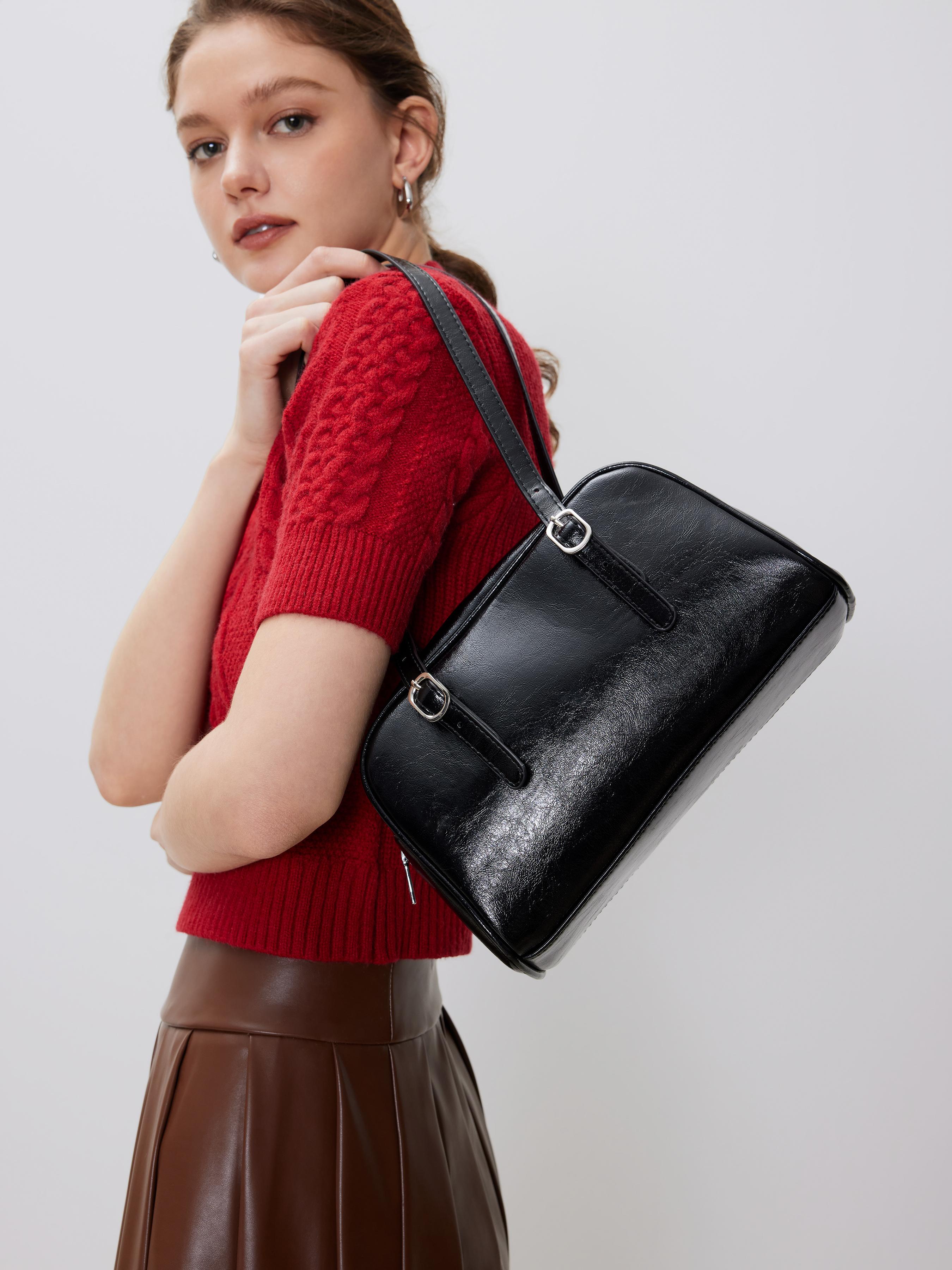Square Boston Shoulder Bag by CIDER