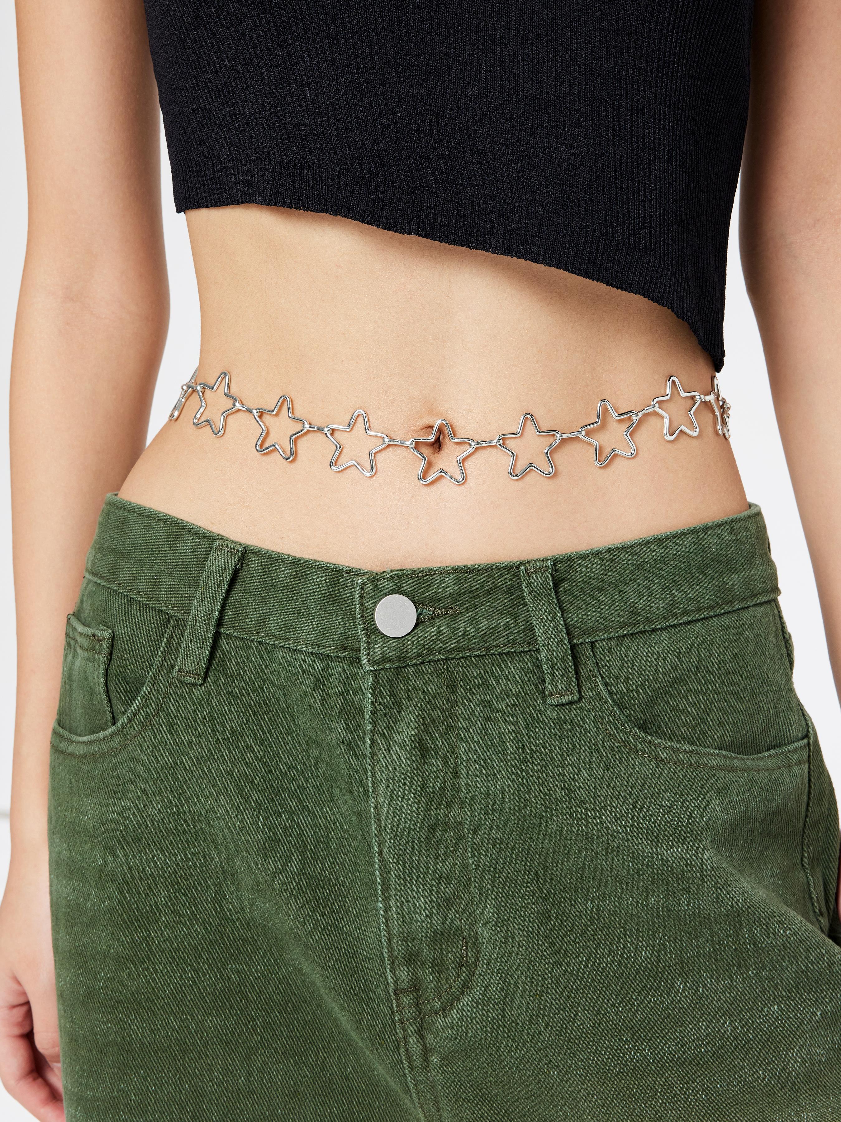 Star Pattern Decor Belly Chain by CIDER