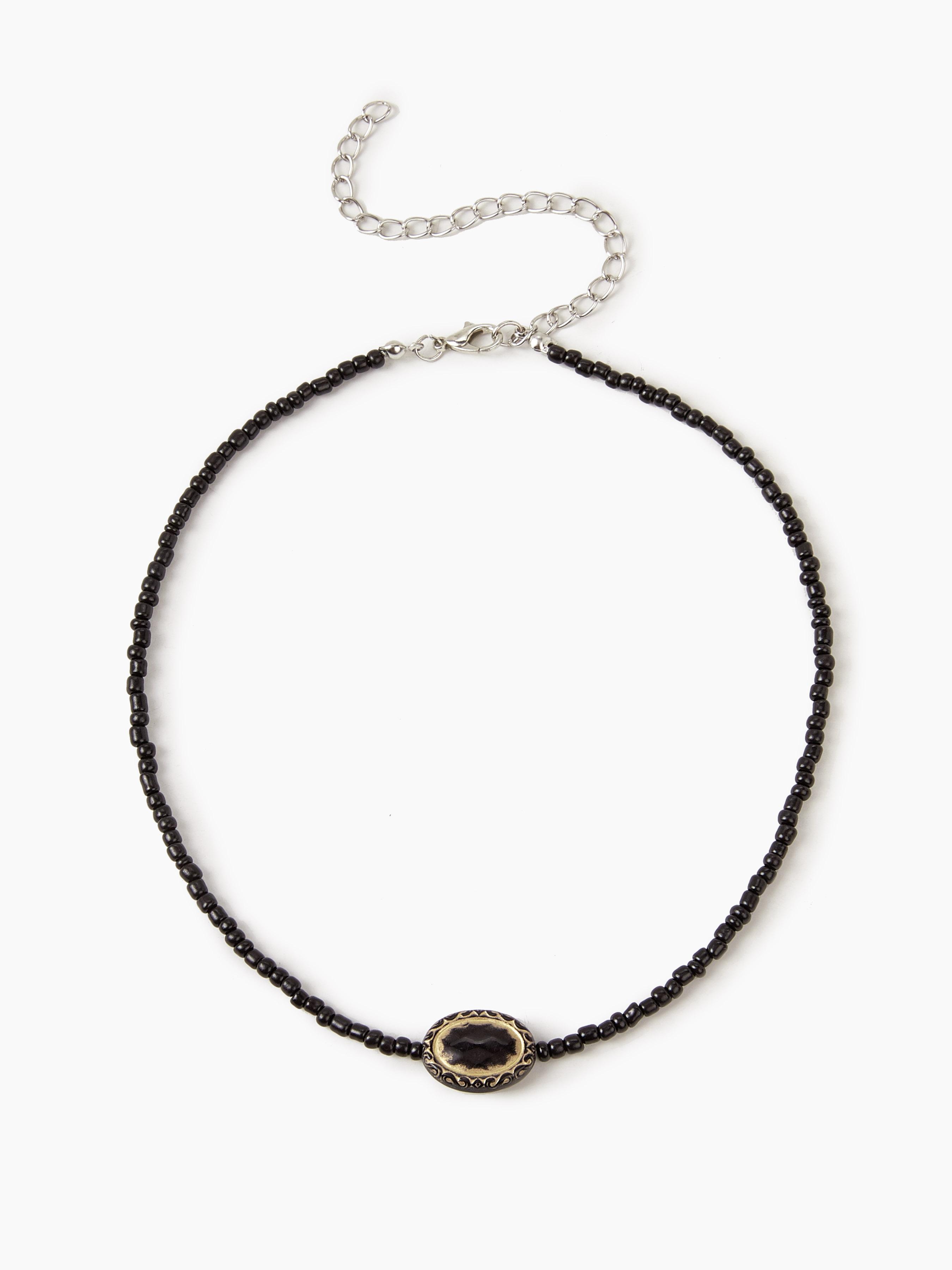 Stone Beaded Necklace by CIDER