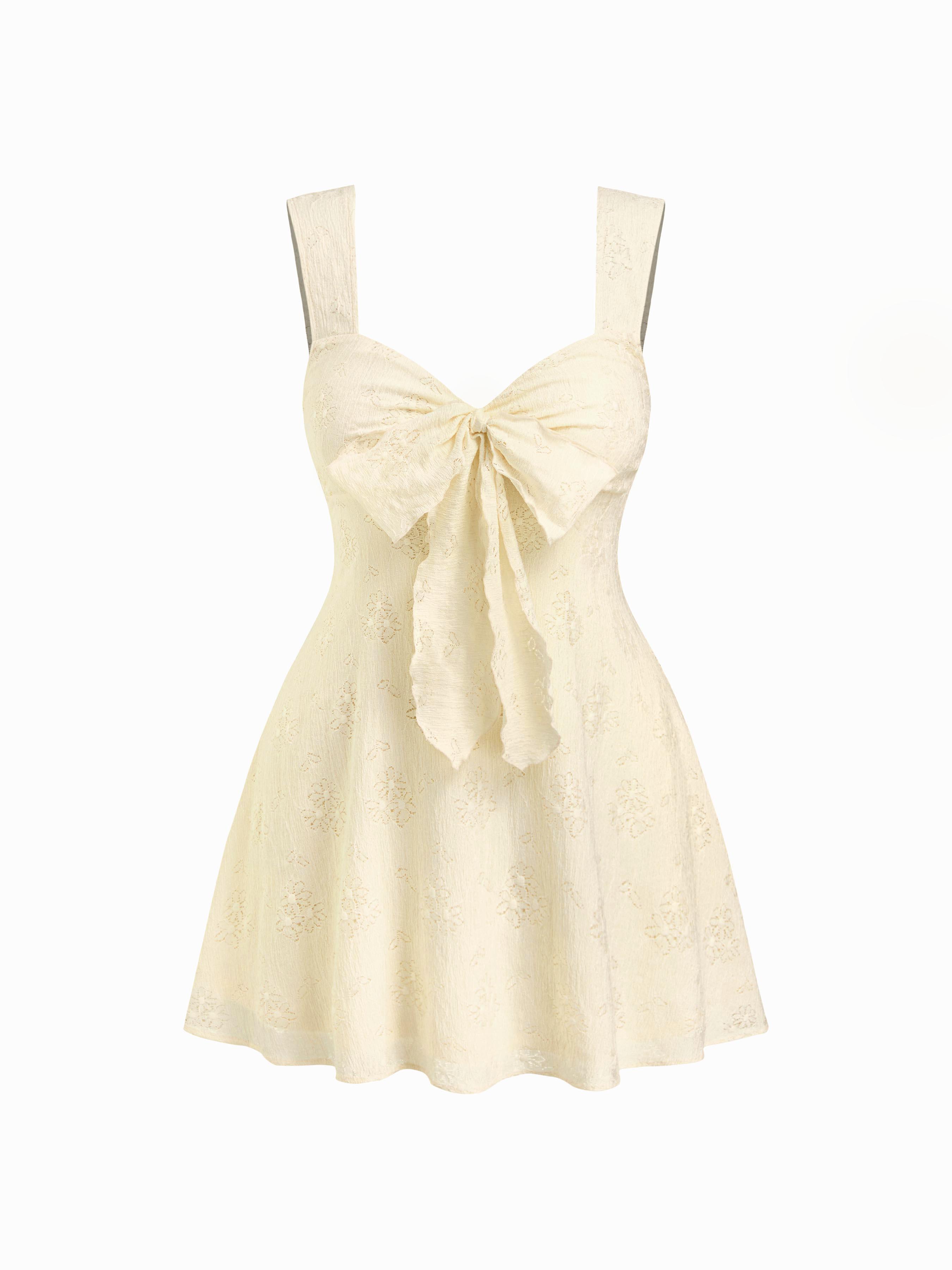 Sweetheart Bowknot Cami Mini Dress Curve & Plus by CIDER