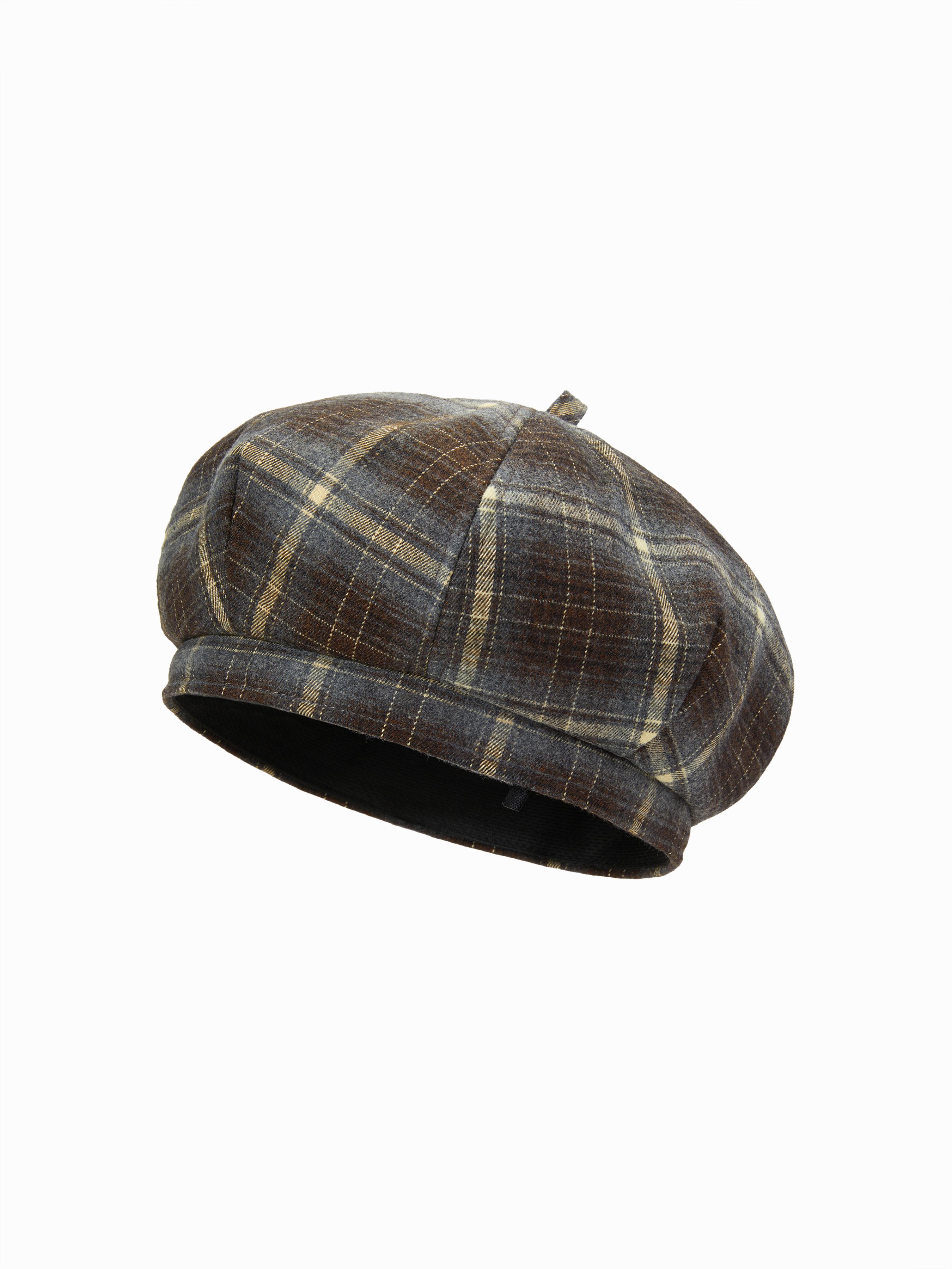 TARTAN BERET HAT by CIDER