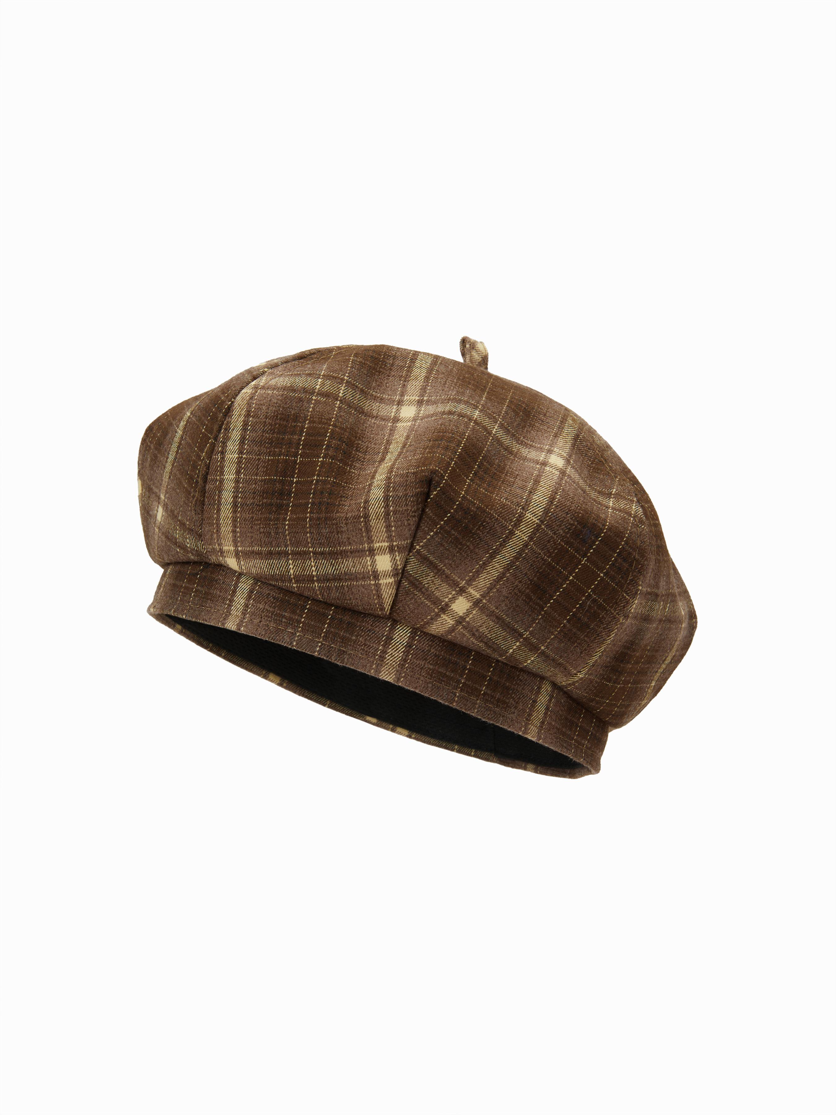 TARTAN BERET HAT by CIDER